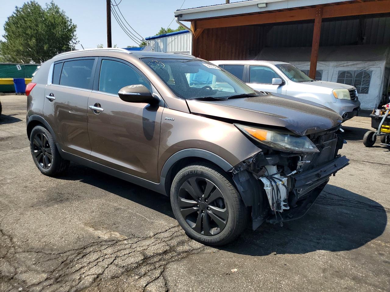 2012 Kia Sportage Ex Коричневый vin: KNDPCCA28C7202023