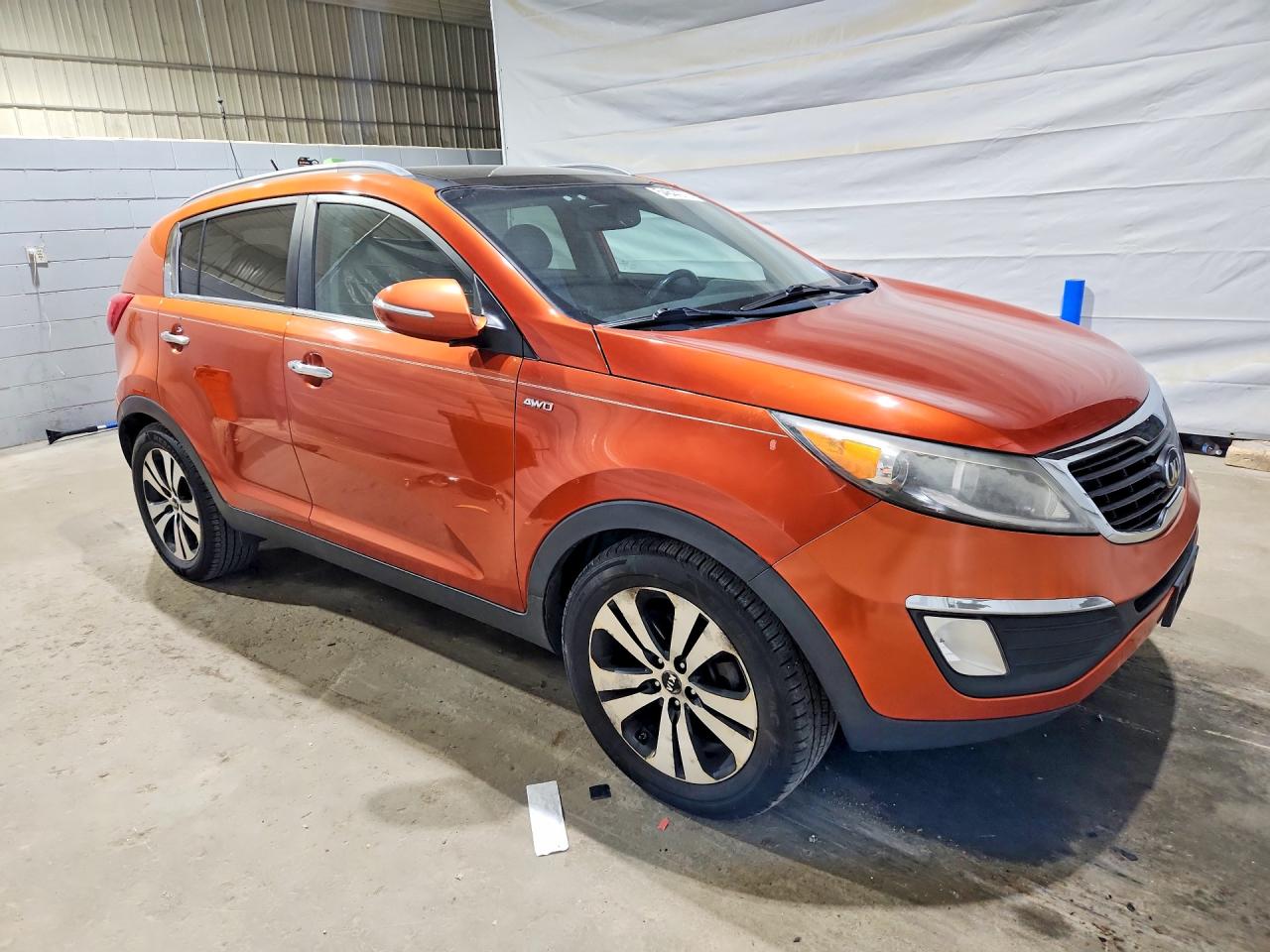 2013 Kia Sportage Orange vin: KNDPCCA28D7432226