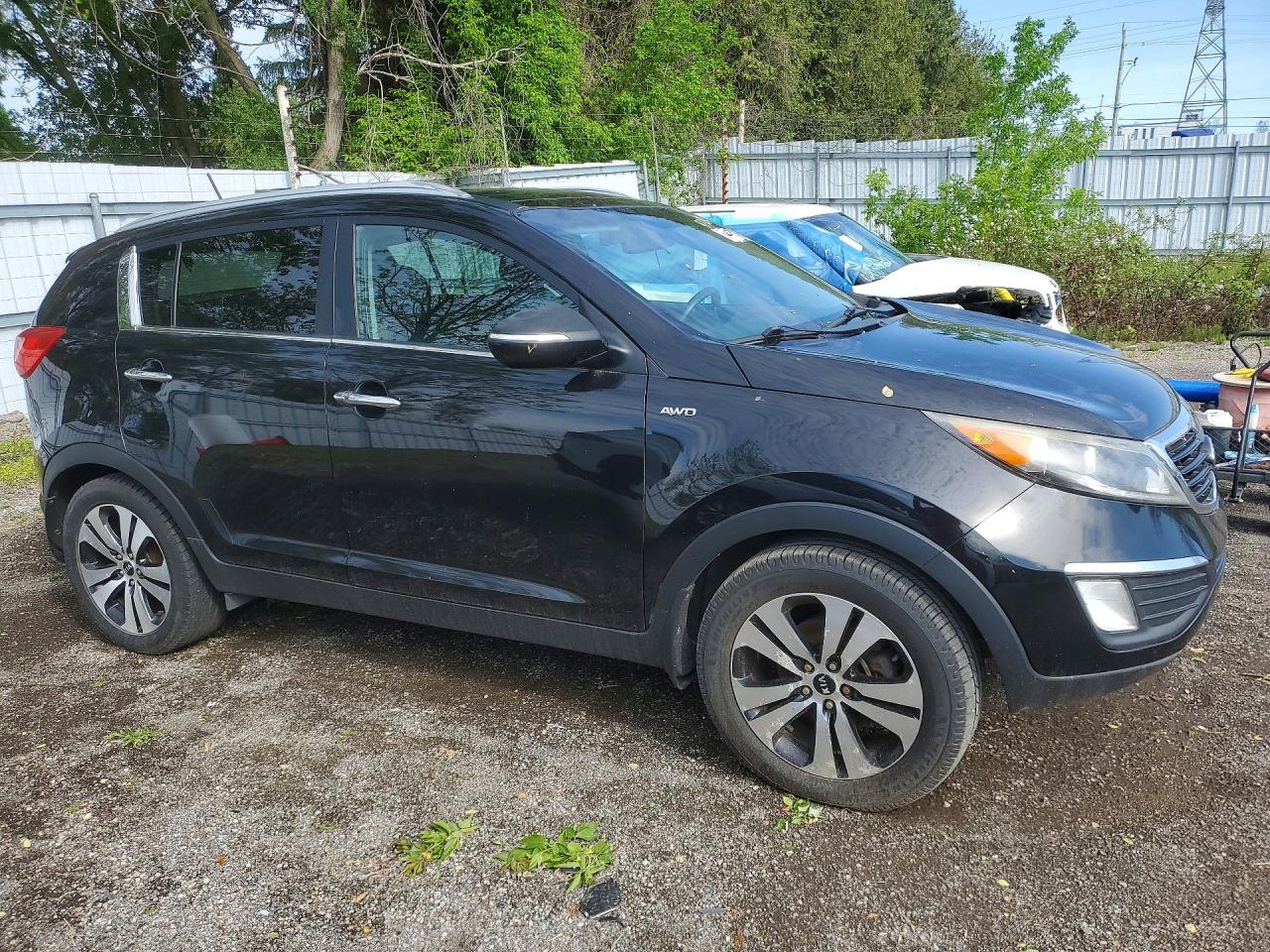 2012 Kia Sportage Ex Черный vin: KNDPCCA29C7212768