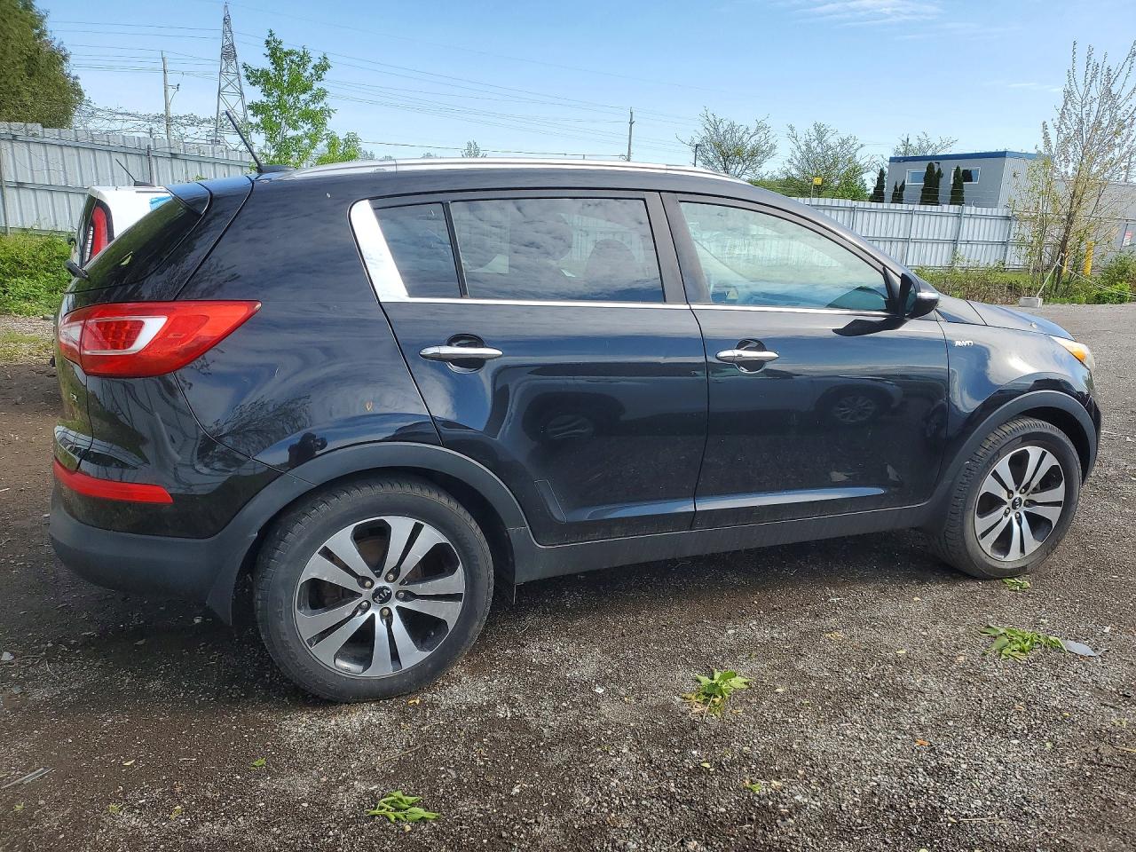 2012 Kia Sportage Ex Черный vin: KNDPCCA29C7212768