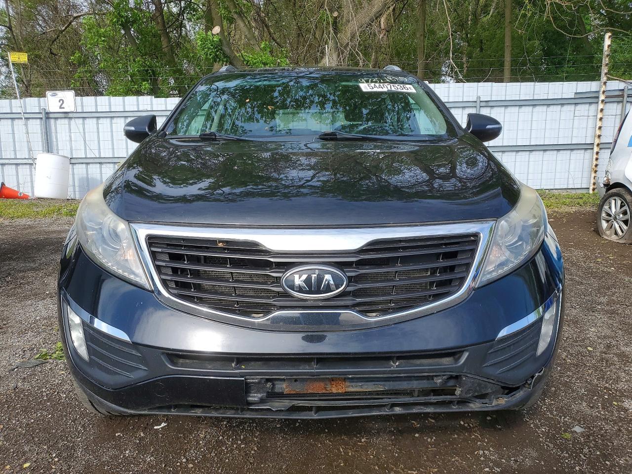 2012 Kia Sportage Ex Черный vin: KNDPCCA29C7212768