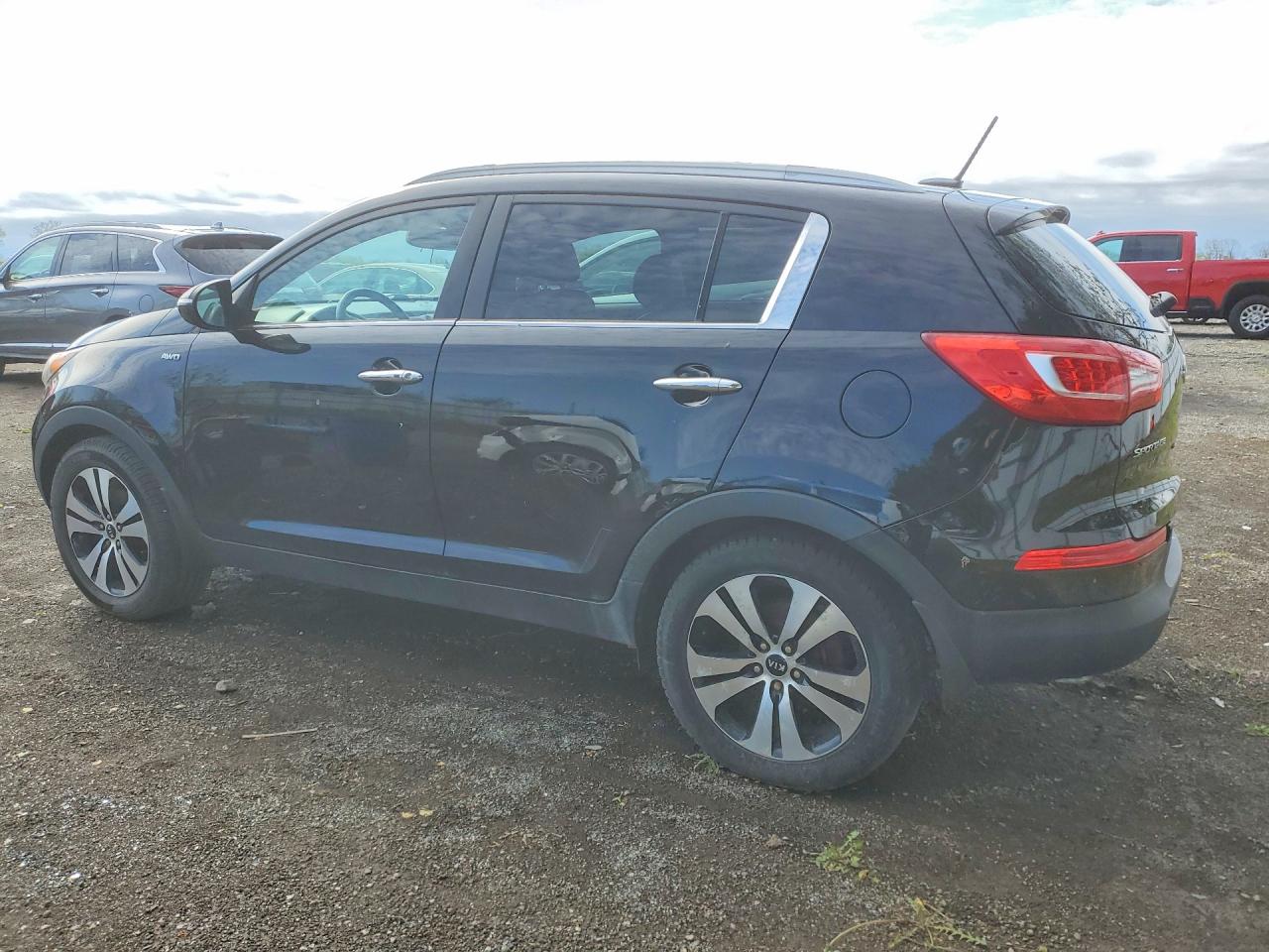 2012 Kia Sportage Ex Черный vin: KNDPCCA29C7212768