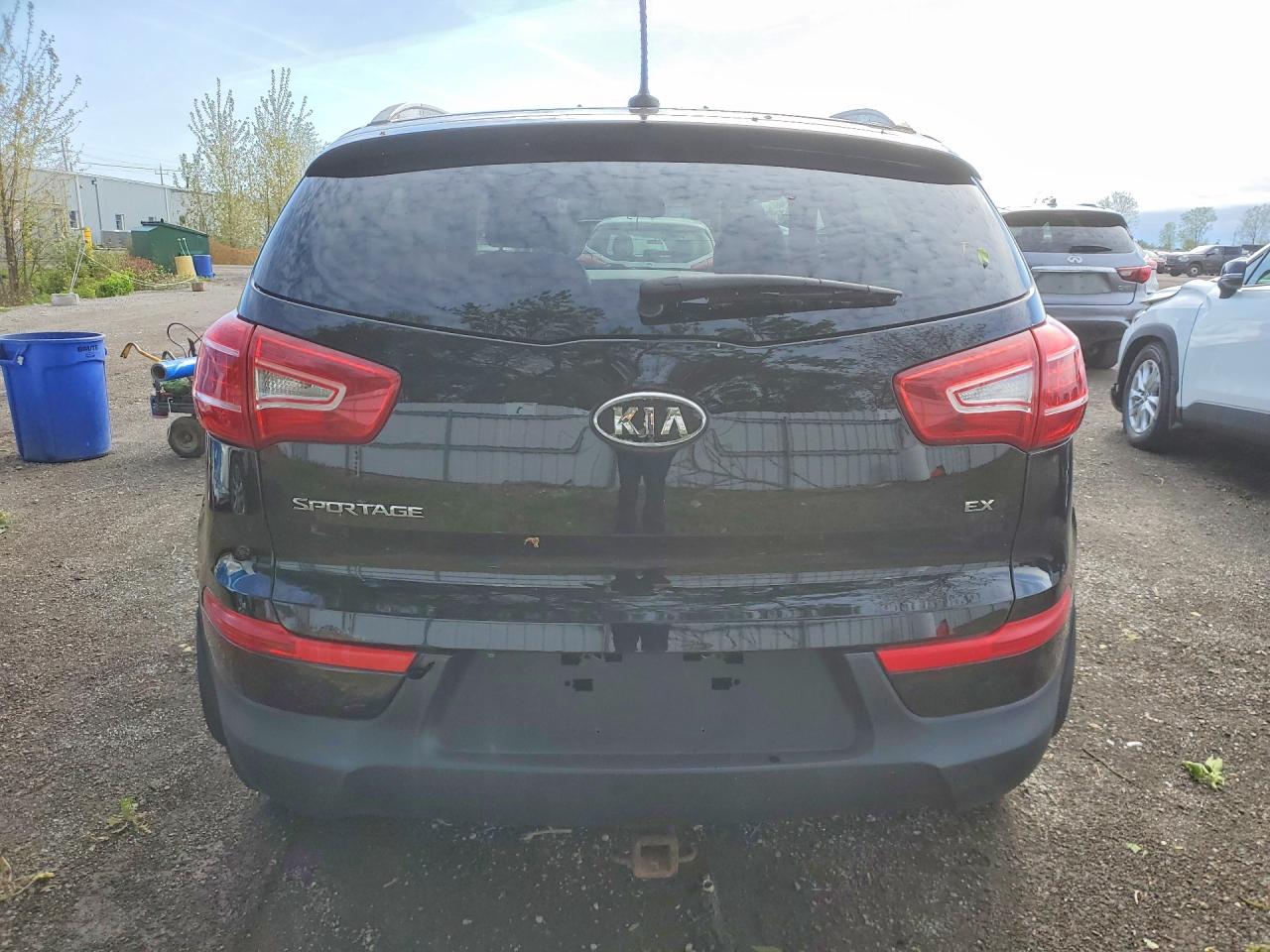 2012 Kia Sportage Ex Черный vin: KNDPCCA29C7212768