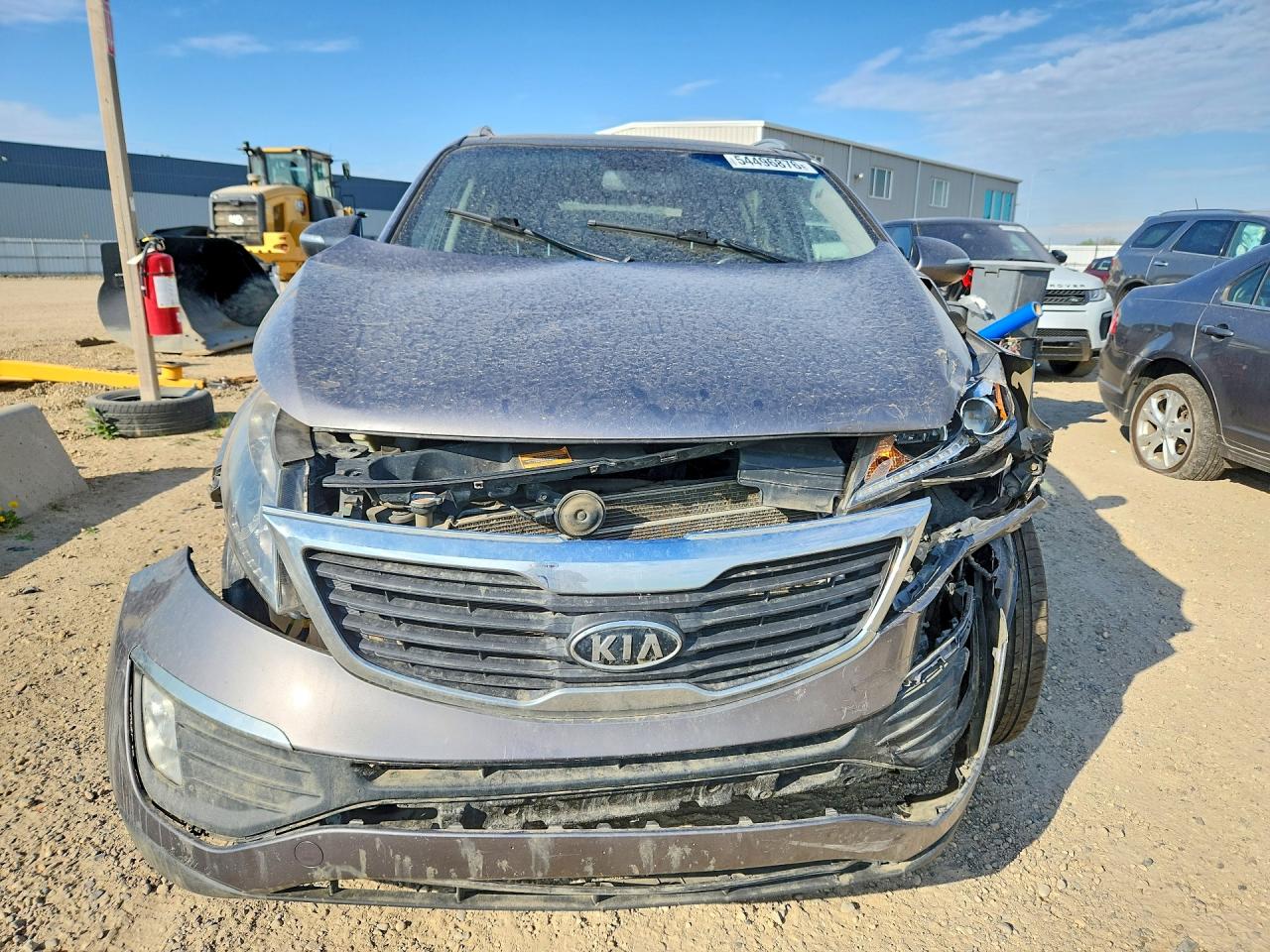 2012 Kia Sportage Ex Серый vin: KNDPCCA29C7298745