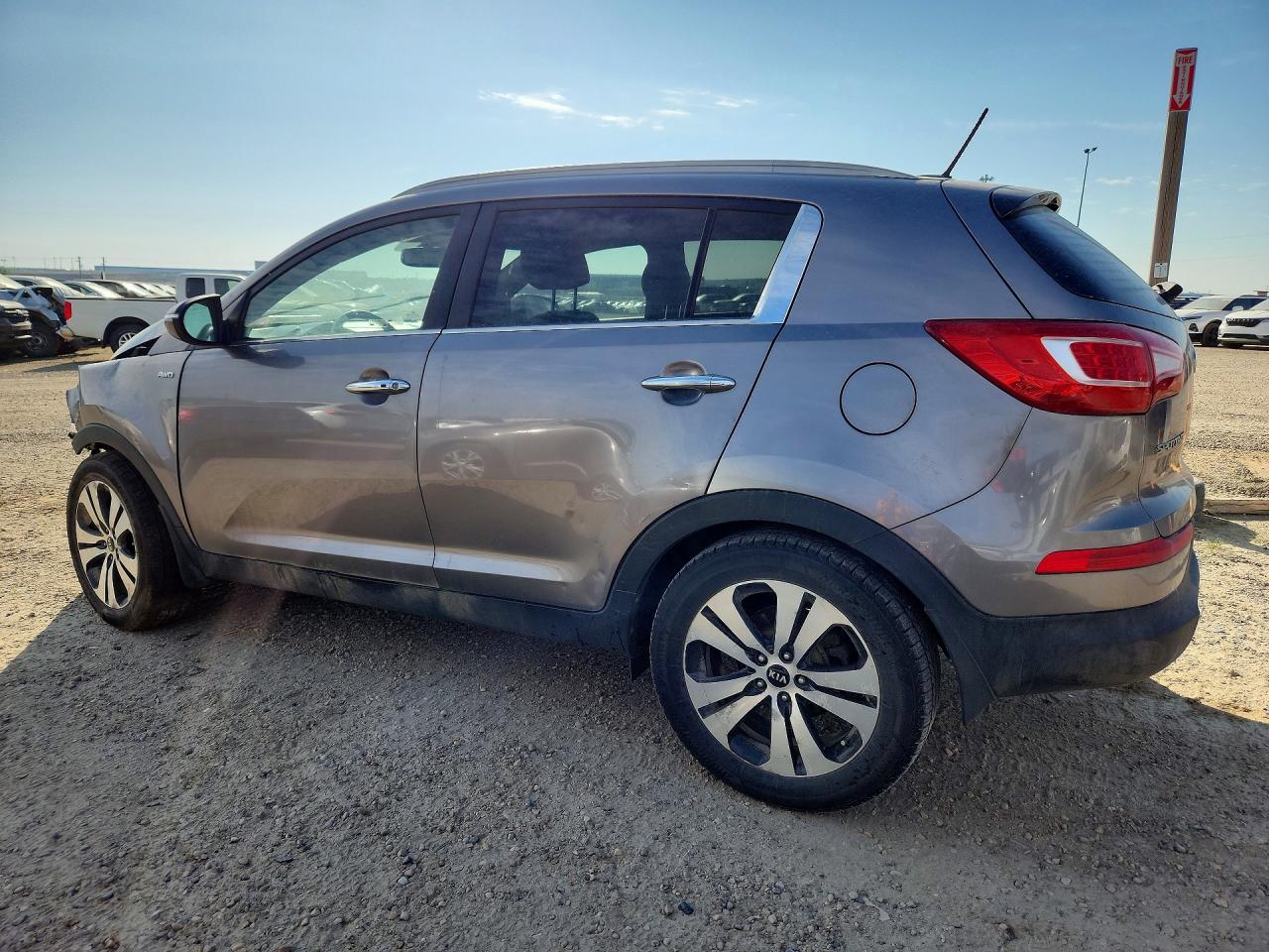 2012 Kia Sportage Ex Серый vin: KNDPCCA29C7298745