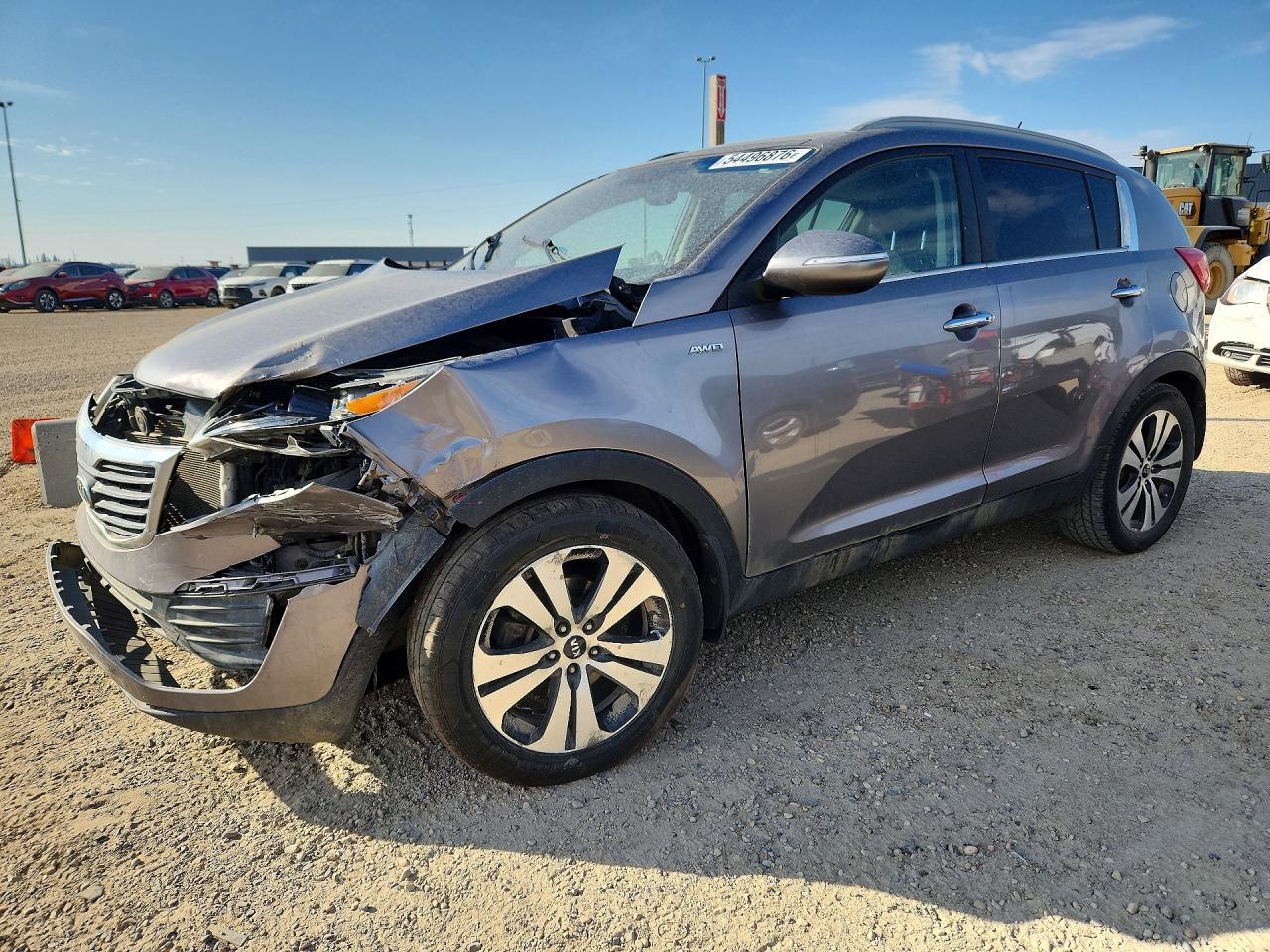 2012 Kia Sportage Ex Gray vin: KNDPCCA29C7298745