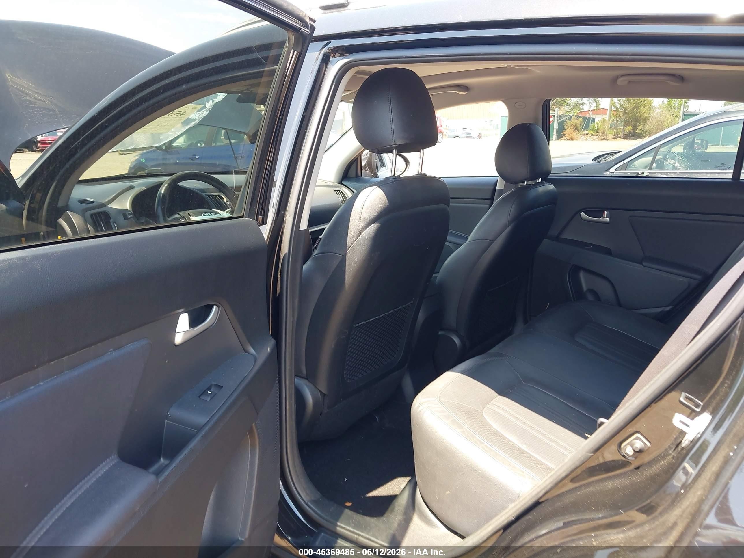2013 Kia Sportage Ex Black vin: KNDPCCA29D7491365