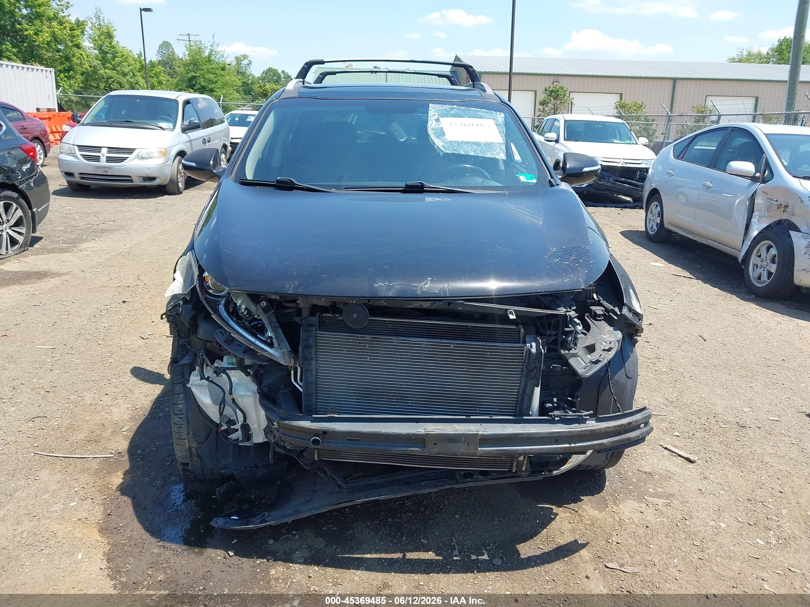 2013 Kia Sportage Ex Black vin: KNDPCCA29D7491365