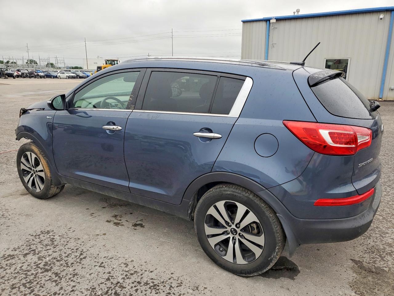2013 Kia Sportage Ex Blue vin: KNDPCCA29D7539561