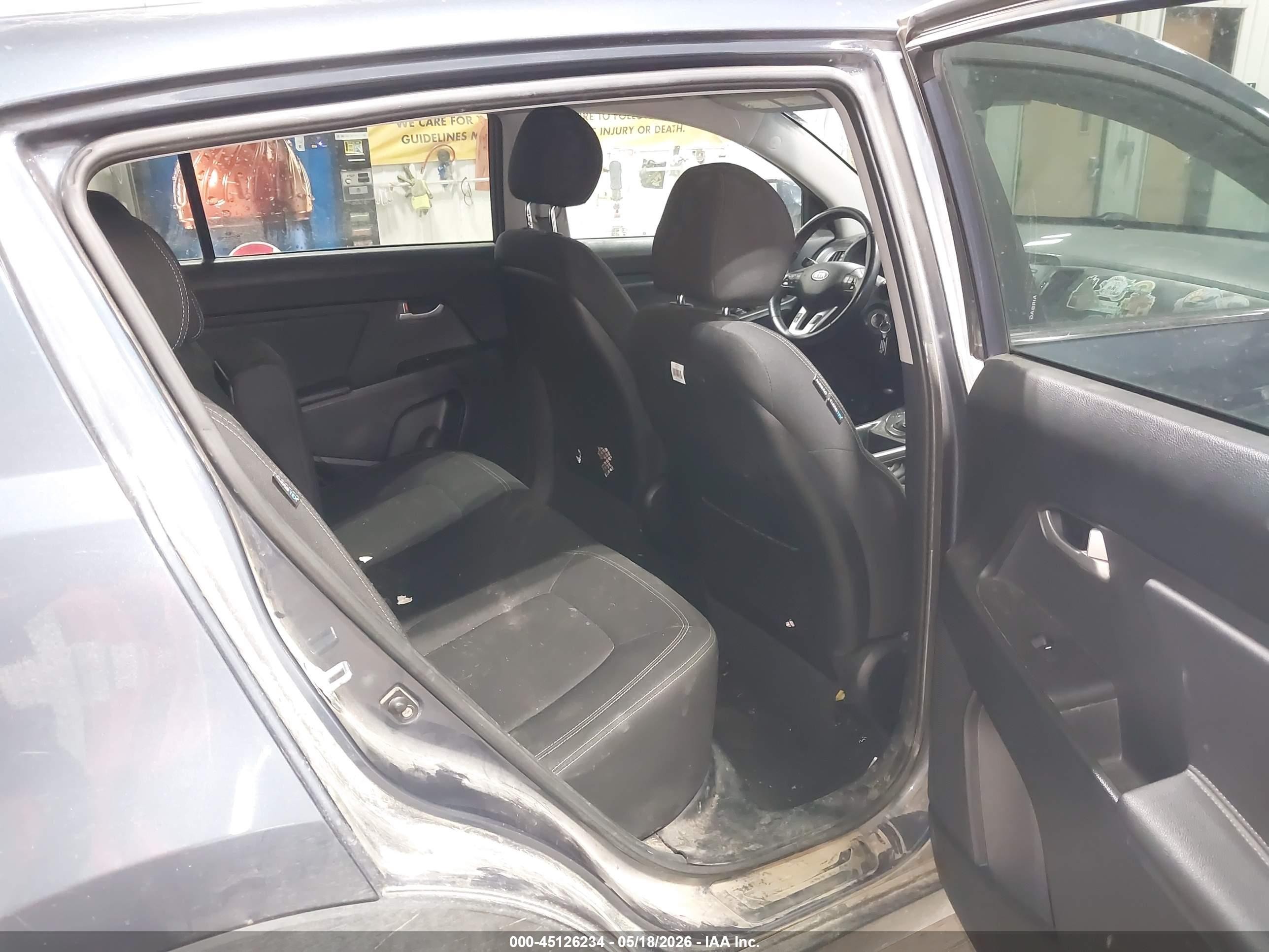 2012 Kia Sportage Ex Light Blue vin: KNDPCCA2XC7349489