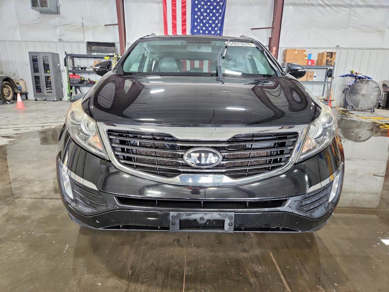 2013 Kia Sportage Ex Black vin: KNDPCCA2XD7521635