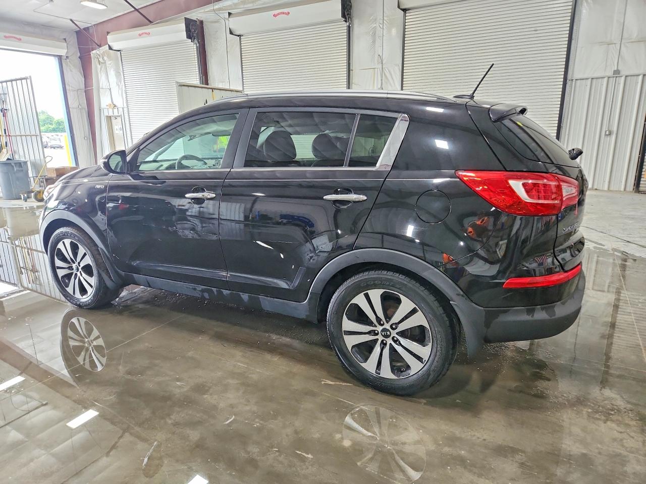 2013 Kia Sportage Ex Black vin: KNDPCCA2XD7521635