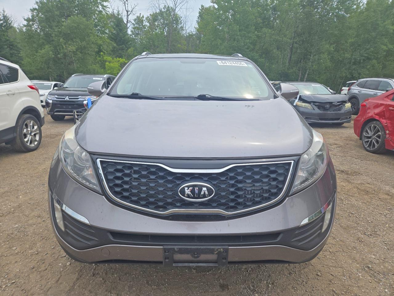 2011 Kia Sportage Ex Gray vin: KNDPCCA60B7113077