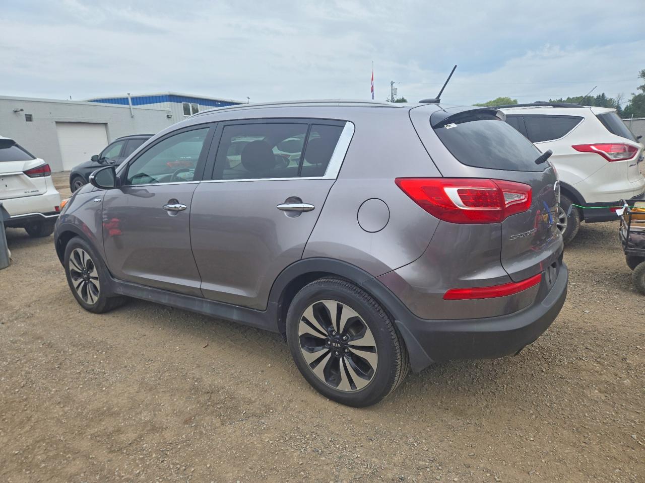 2011 Kia Sportage Ex Gray vin: KNDPCCA60B7113077