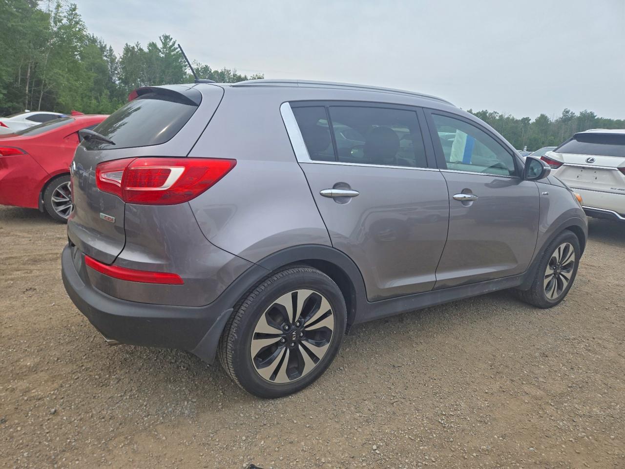 2011 Kia Sportage Ex Gray vin: KNDPCCA60B7113077