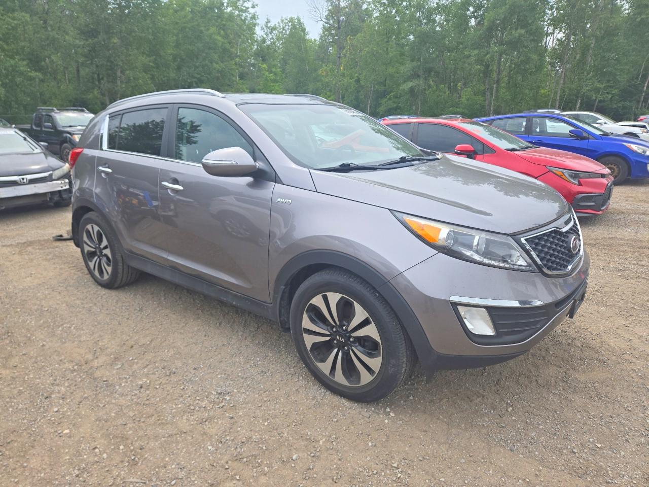 2011 Kia Sportage Ex Gray vin: KNDPCCA60B7113077