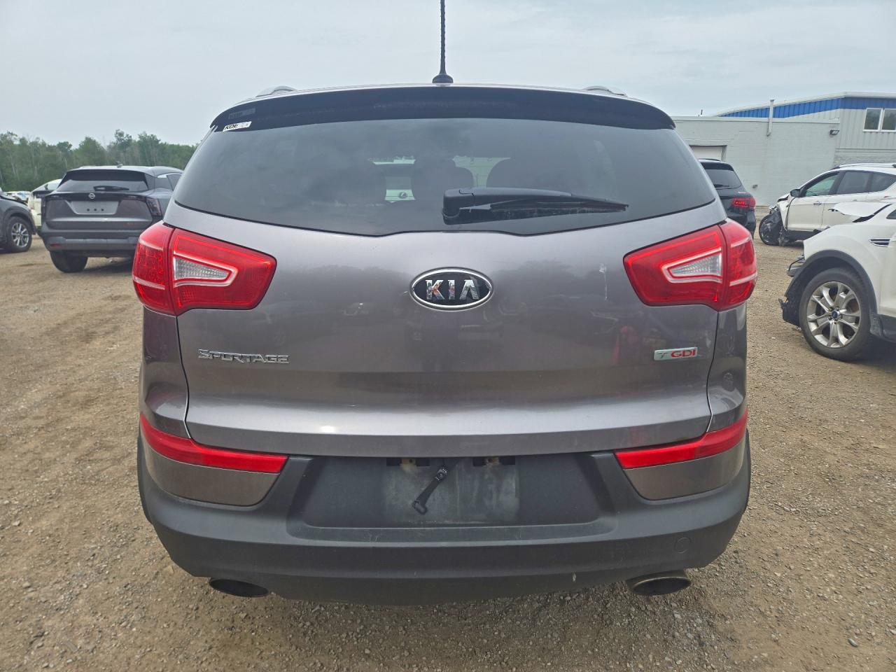 2011 Kia Sportage Ex Gray vin: KNDPCCA60B7113077