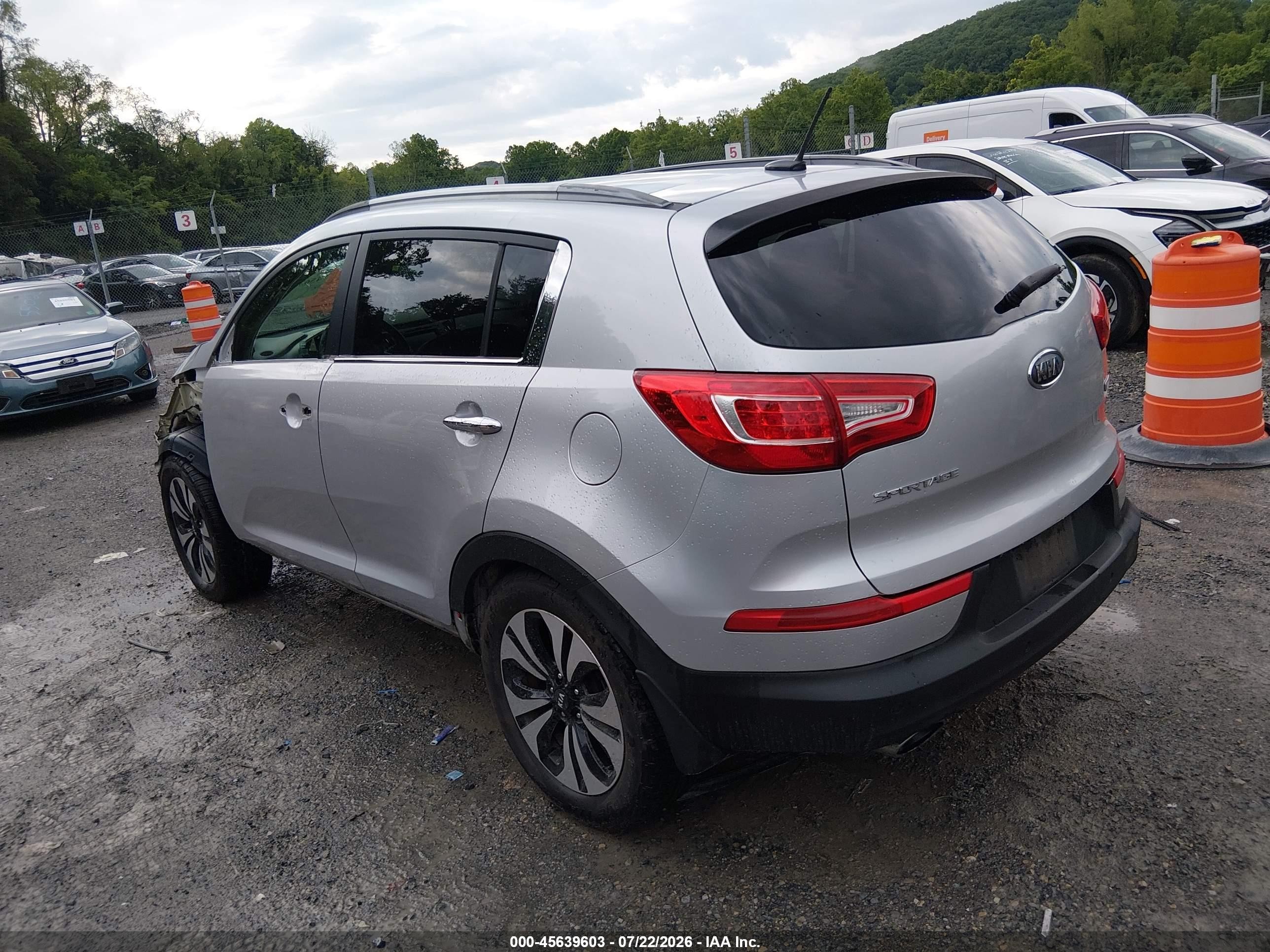 2012 Kia Sportage Sx Silver vin: KNDPCCA60C7282341