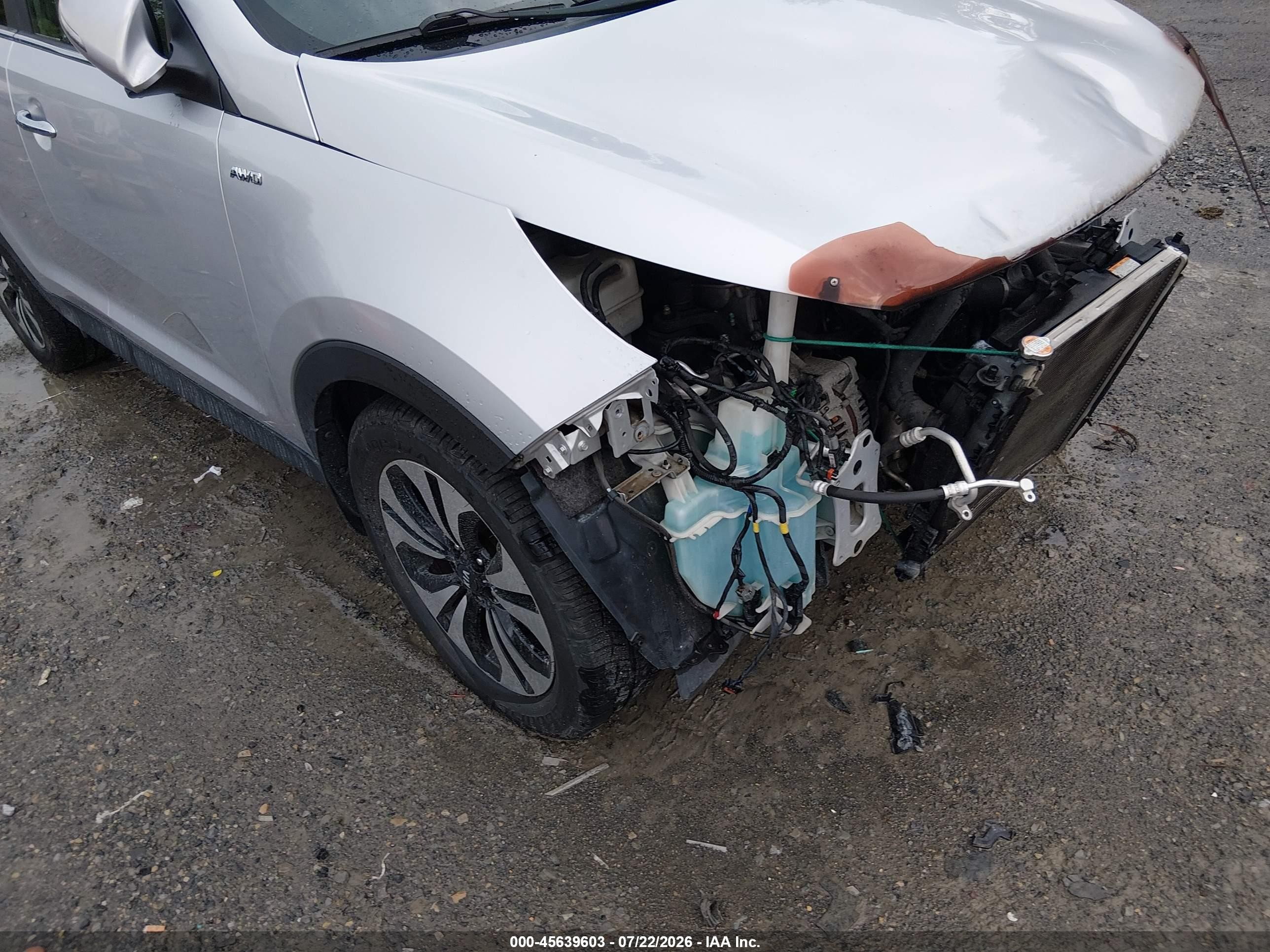 2012 Kia Sportage Sx Silver vin: KNDPCCA60C7282341