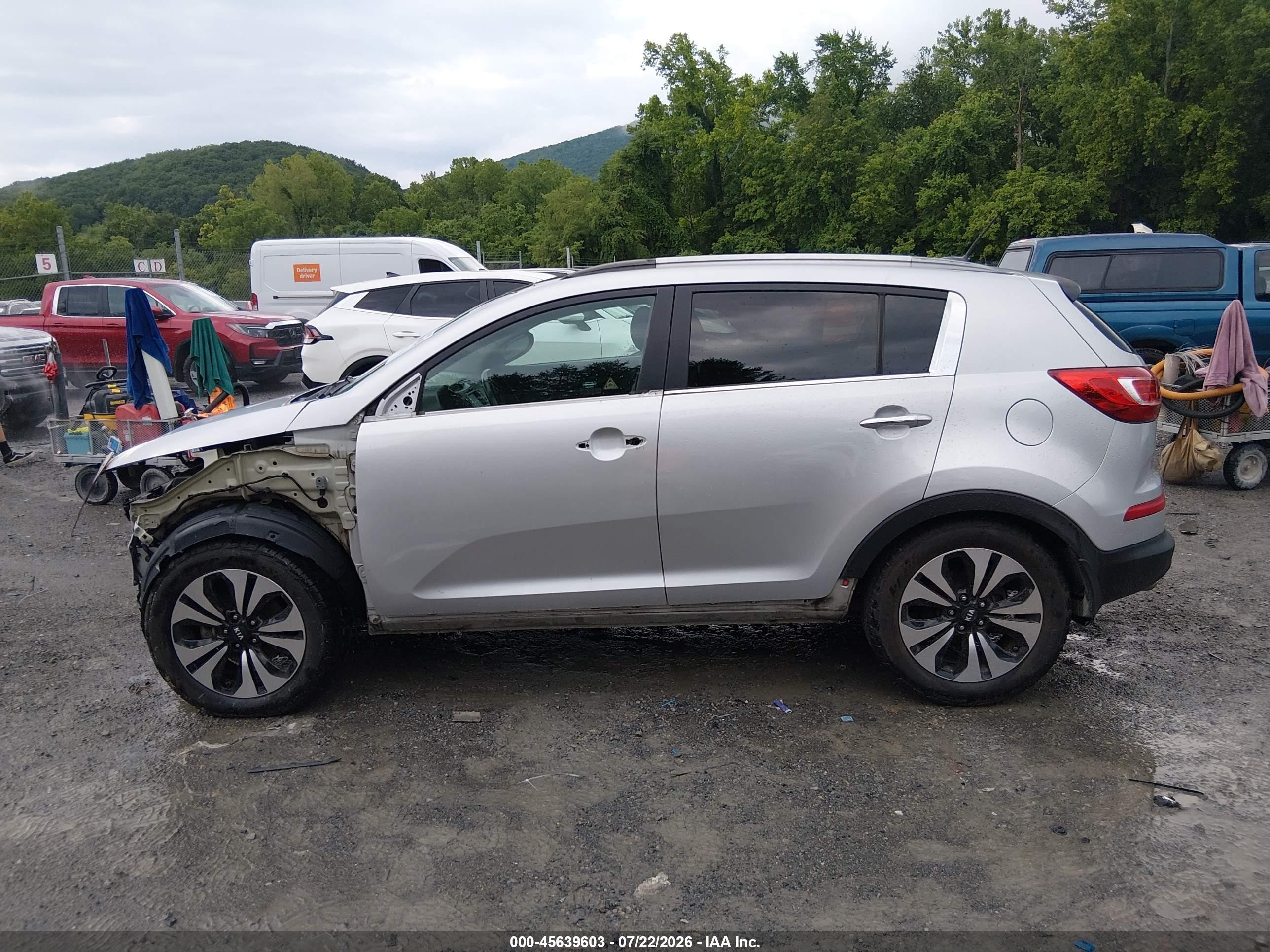2012 Kia Sportage Sx Silver vin: KNDPCCA60C7282341