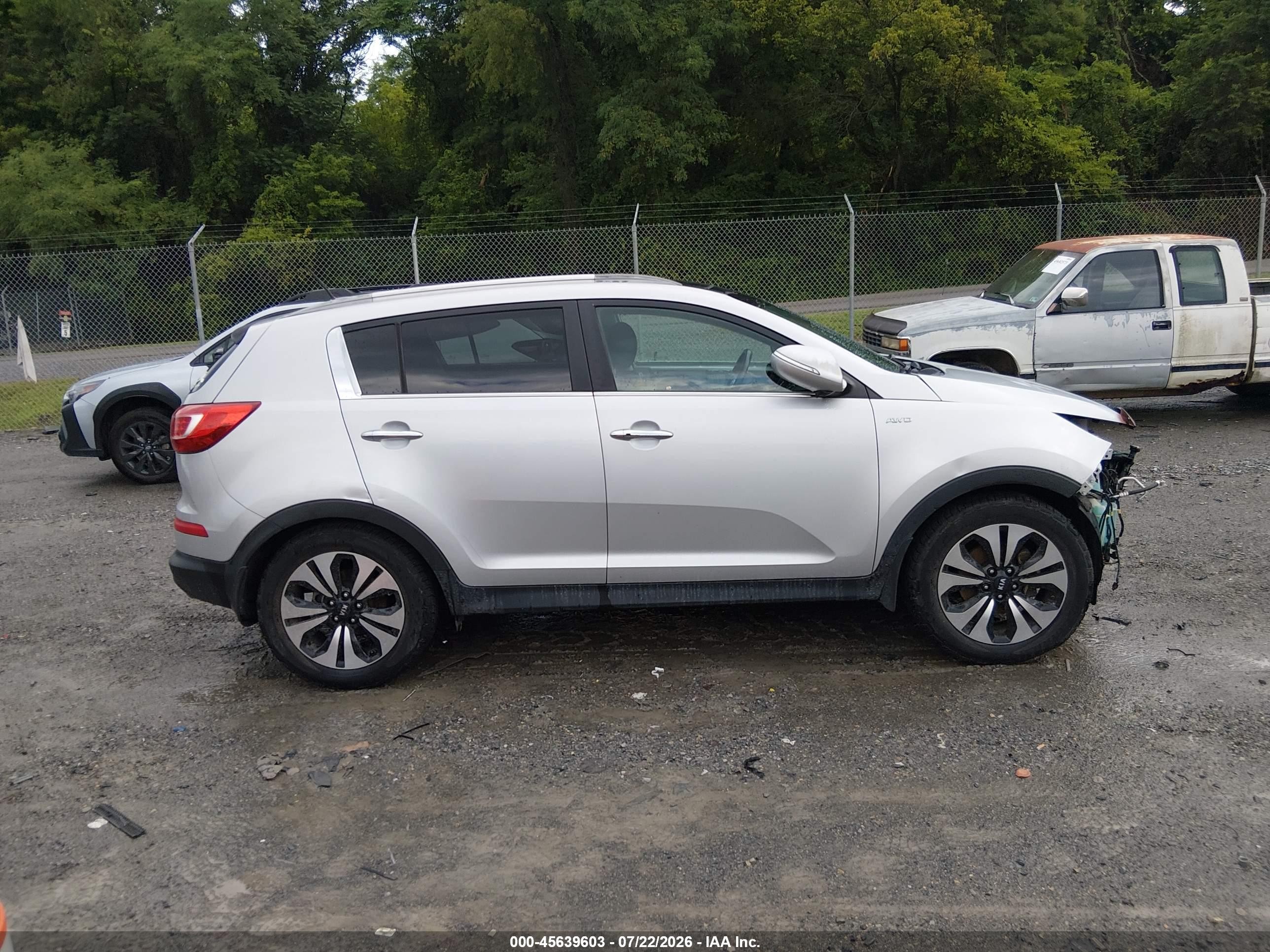 2012 Kia Sportage Sx Silver vin: KNDPCCA60C7282341