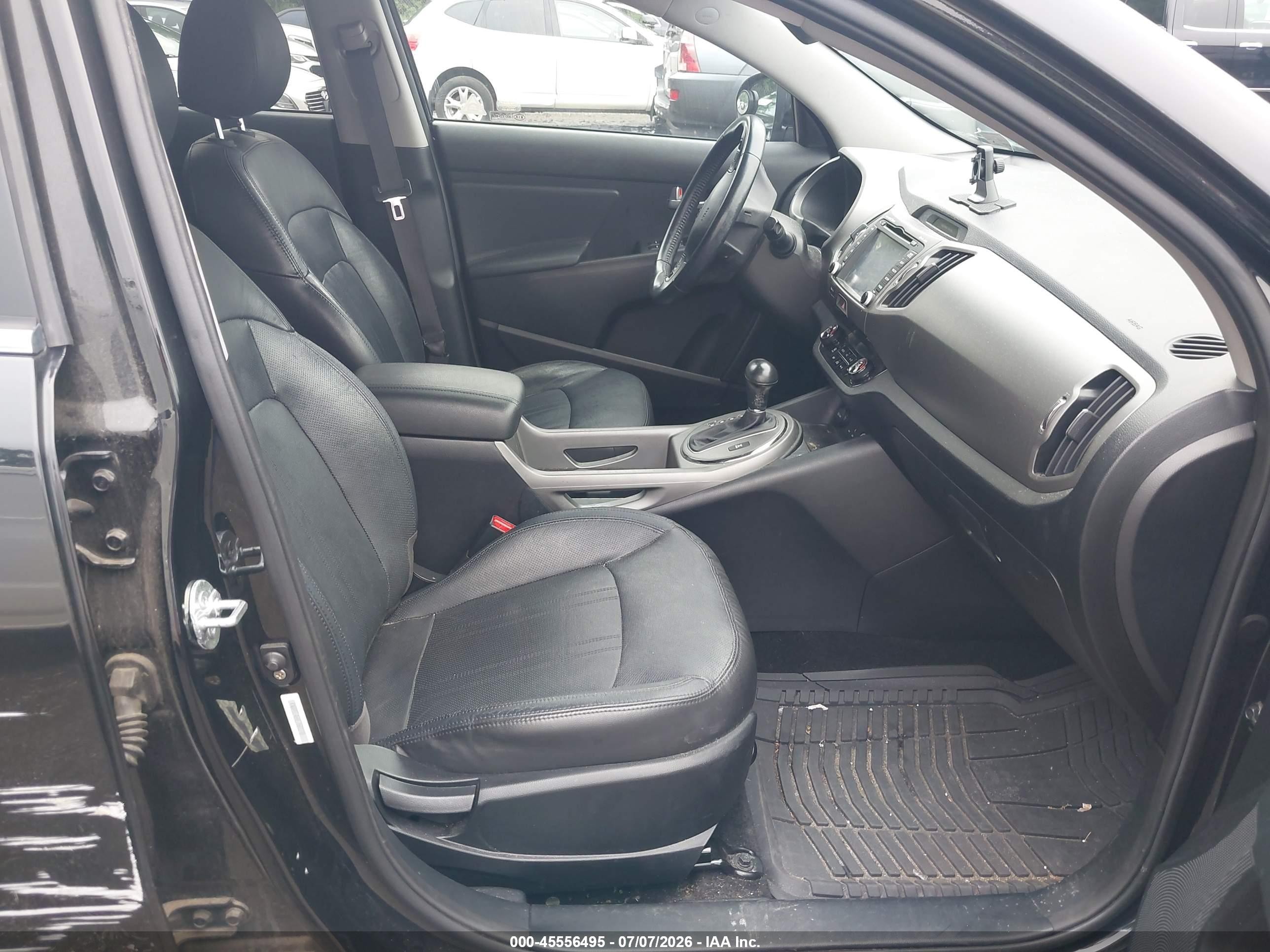 2014 Kia Sportage Sx Black vin: KNDPCCA60E7601210