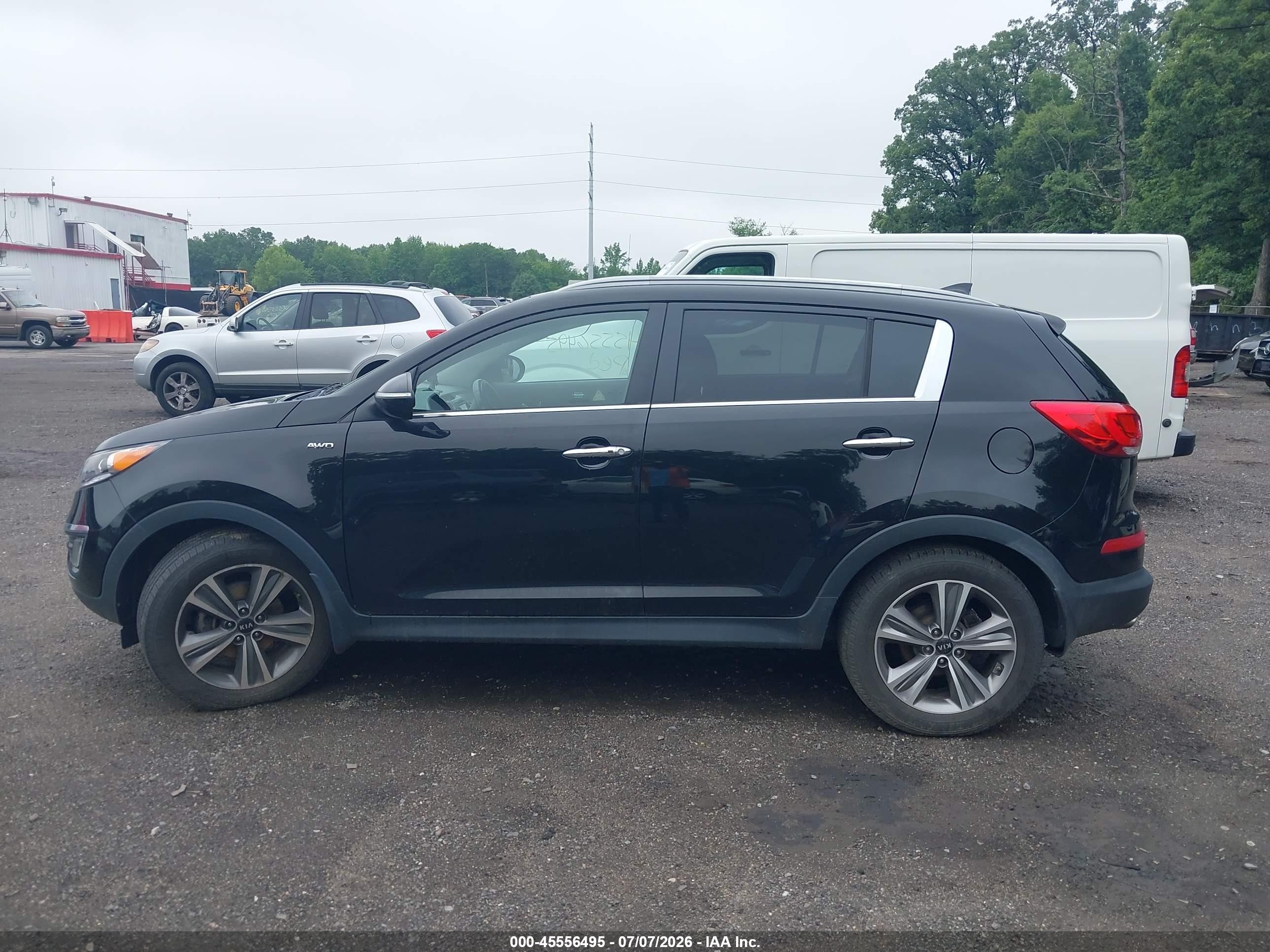 2014 Kia Sportage Sx Black vin: KNDPCCA60E7601210