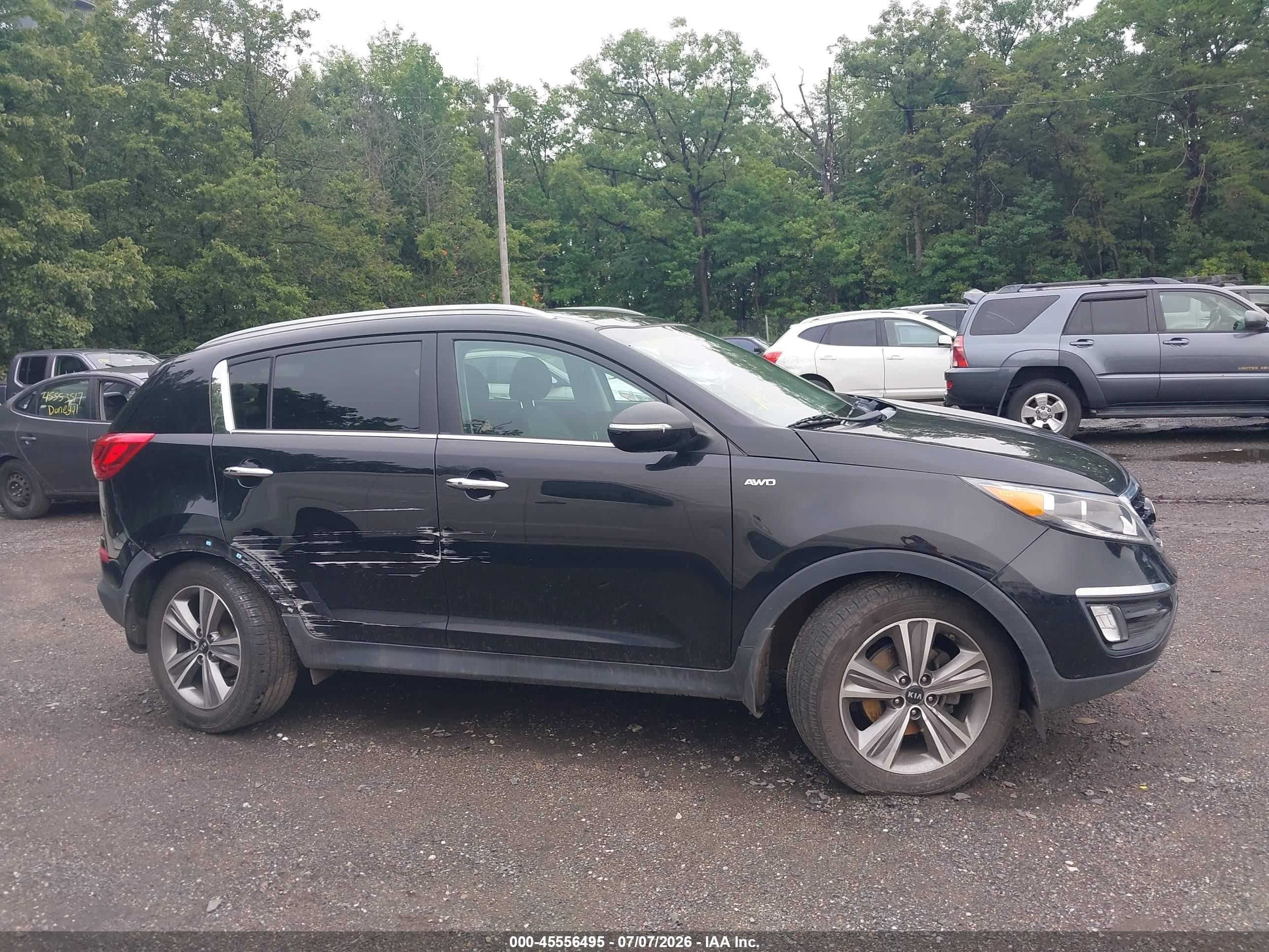 2014 Kia Sportage Sx Black vin: KNDPCCA60E7601210