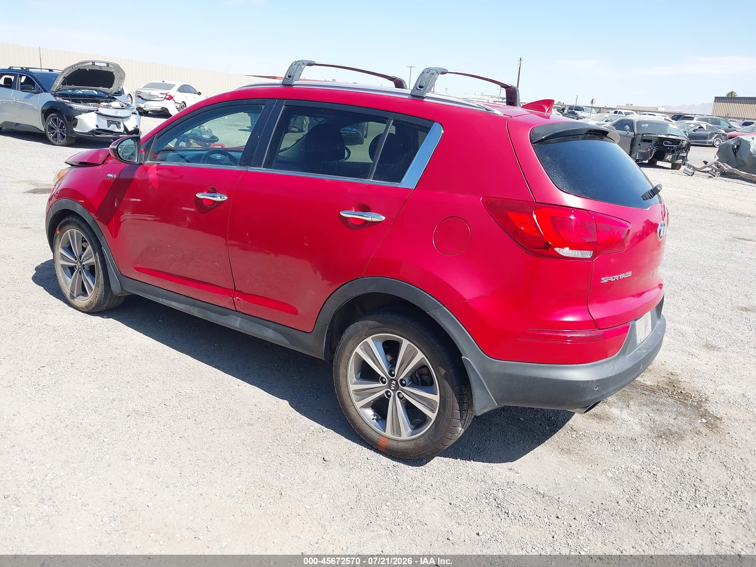 2014 Kia Sportage Sx Red vin: KNDPCCA60E7653727