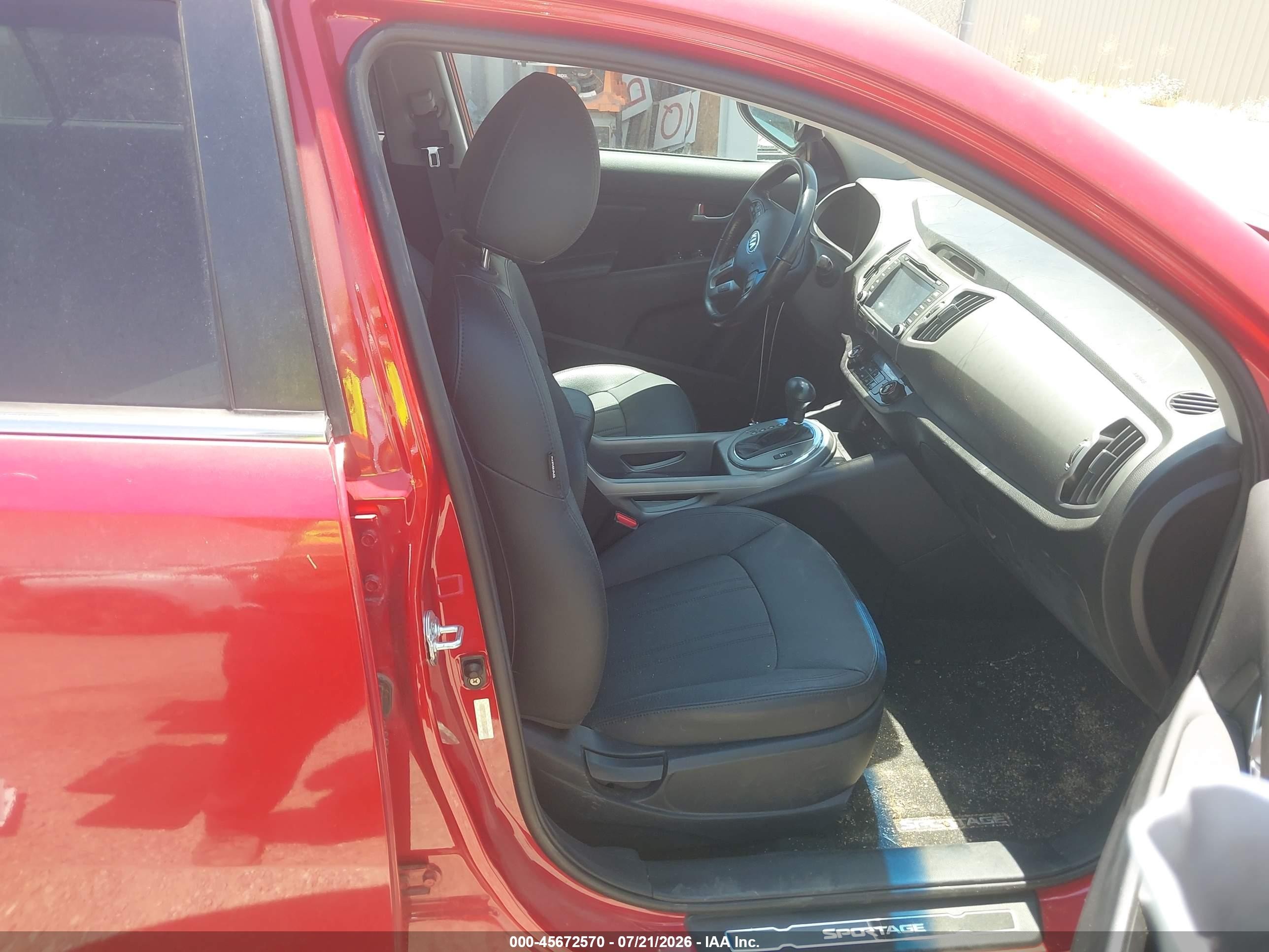 2014 Kia Sportage Sx Red vin: KNDPCCA60E7653727