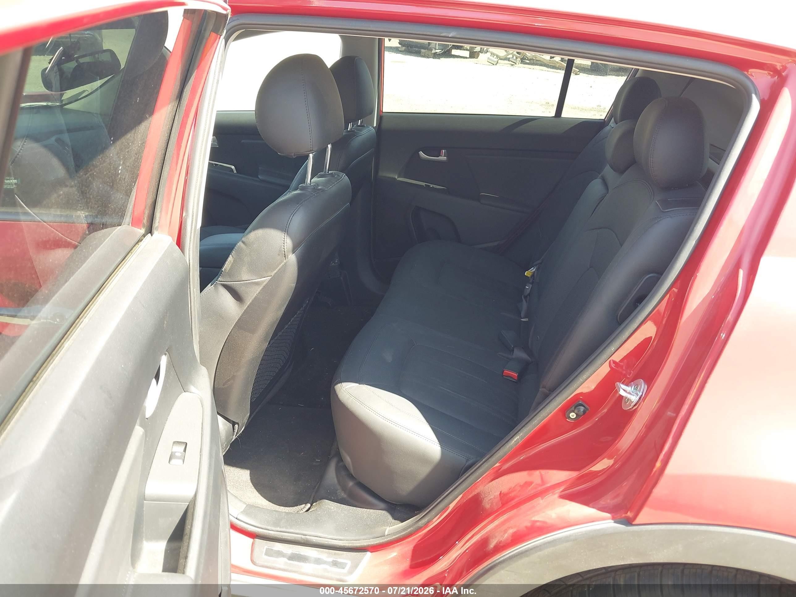 2014 Kia Sportage Sx Red vin: KNDPCCA60E7653727