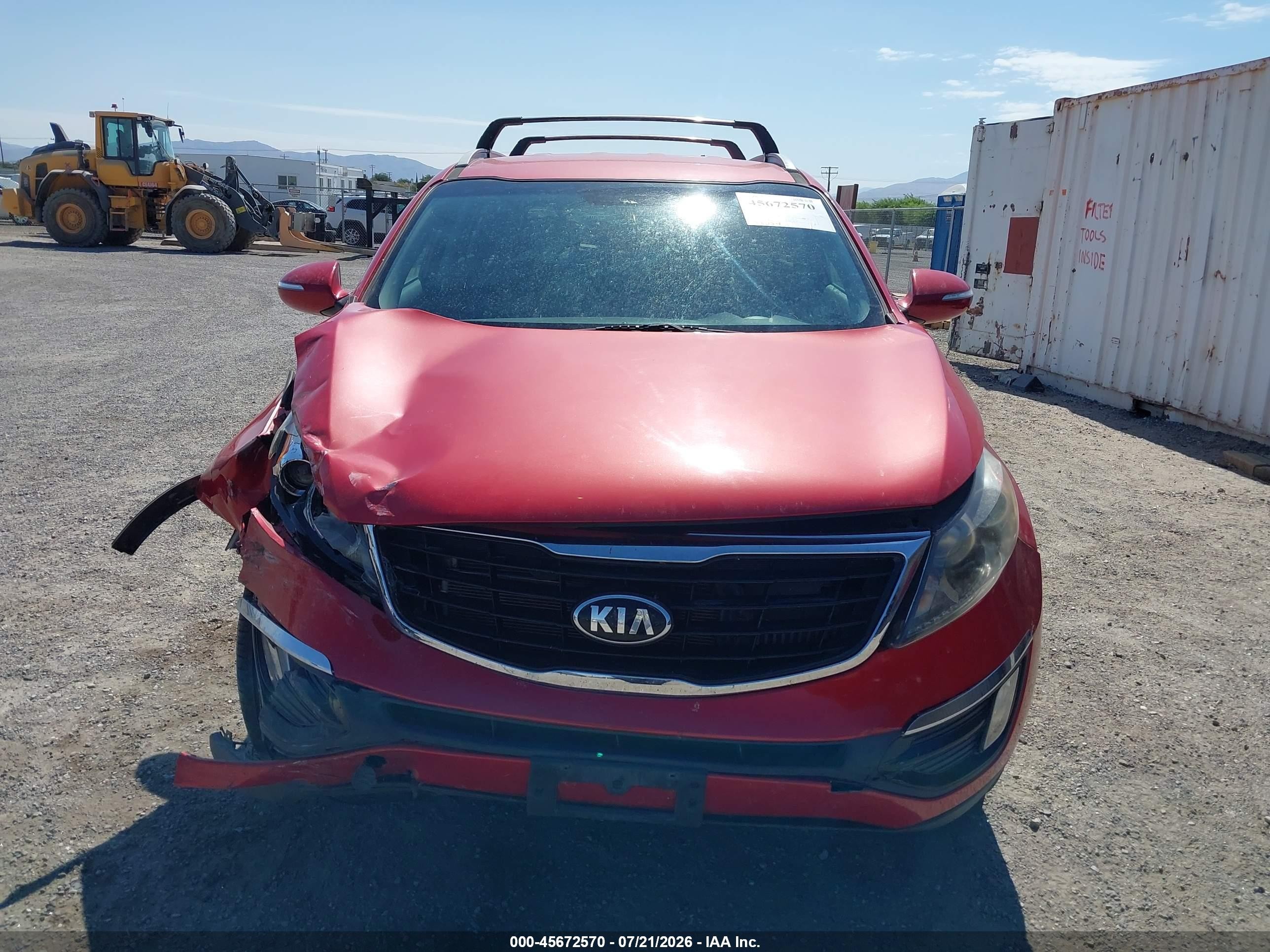 2014 Kia Sportage Sx Red vin: KNDPCCA60E7653727