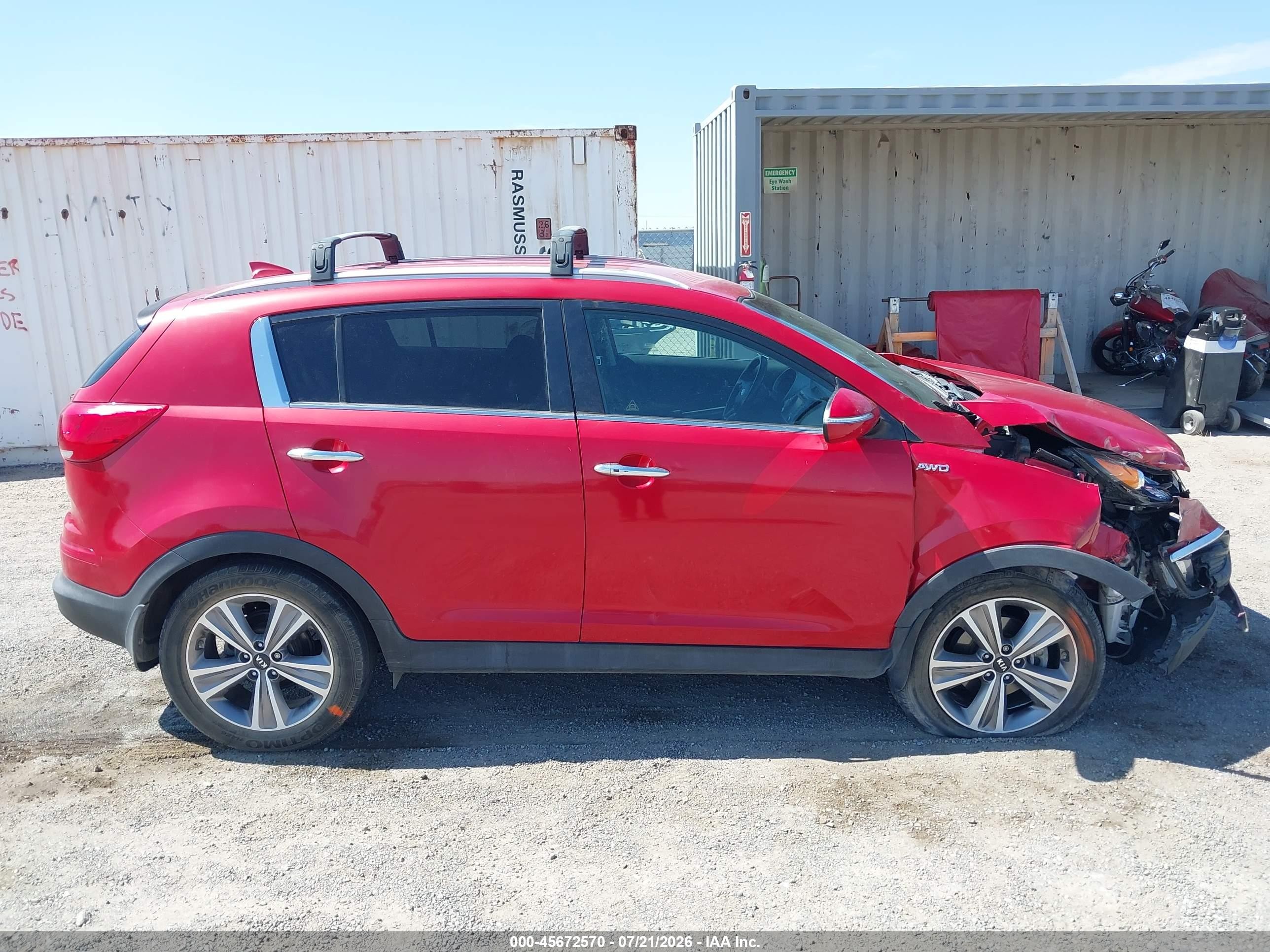 2014 Kia Sportage Sx Red vin: KNDPCCA60E7653727