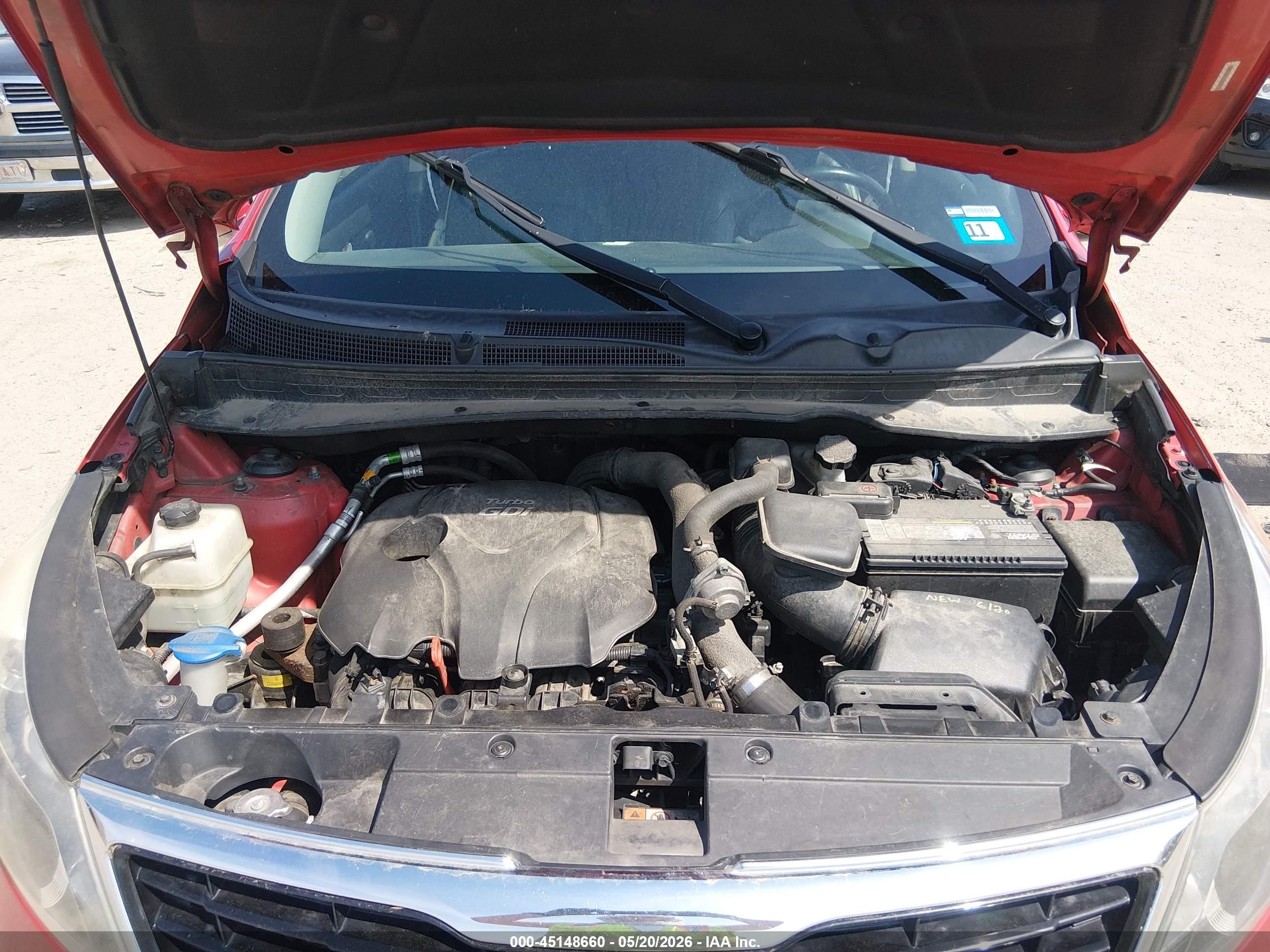 2014 Kia Sportage Sx Красный vin: KNDPCCA61E7586734