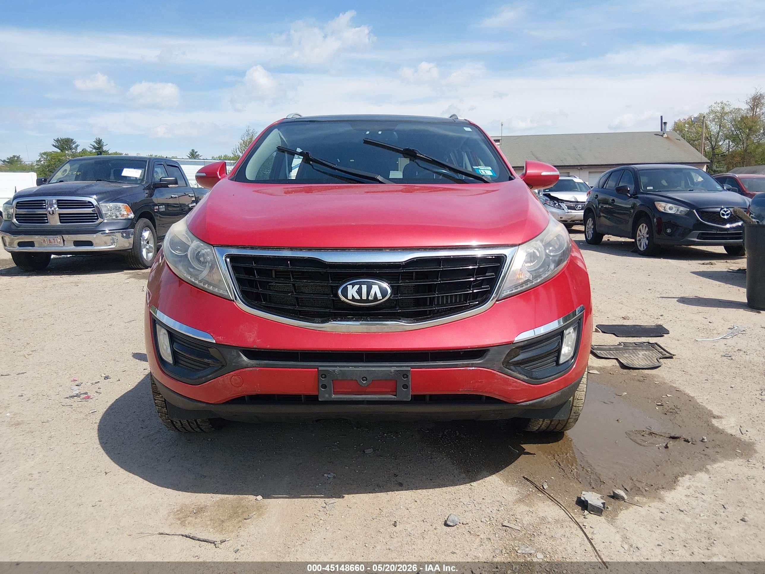 2014 Kia Sportage Sx Красный vin: KNDPCCA61E7586734