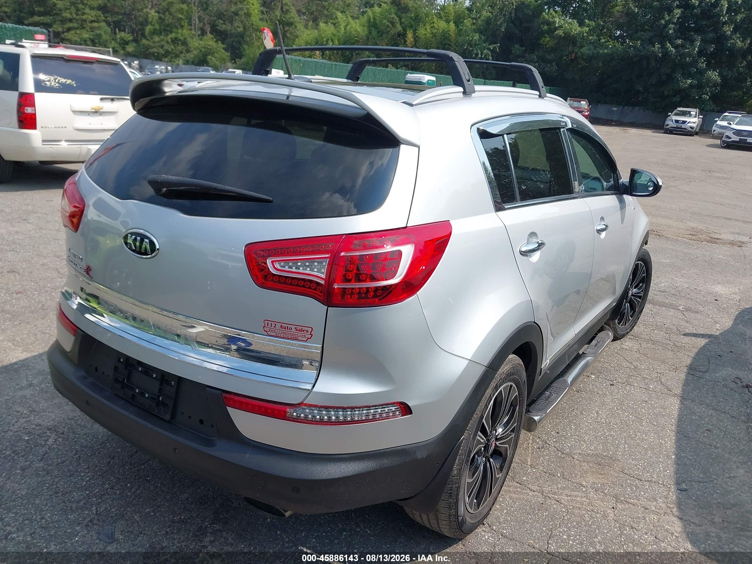2011 Kia Sportage Sx Silver vin: KNDPCCA62B7164290