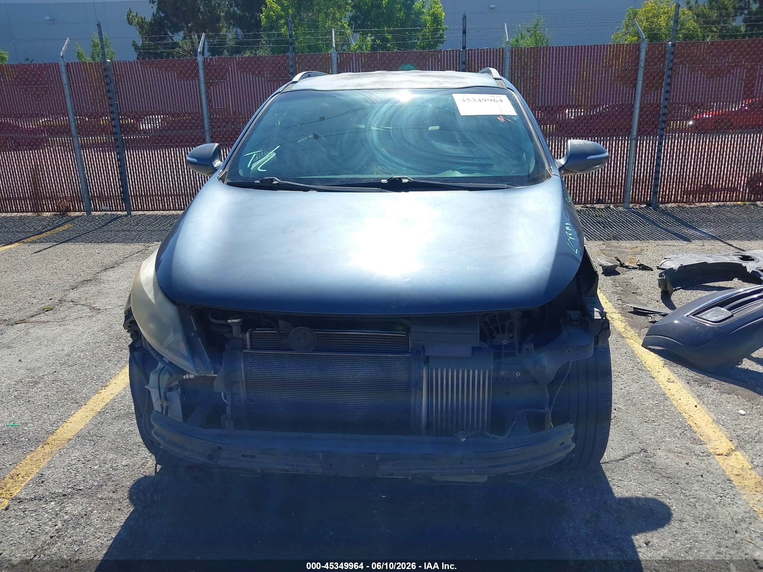 2014 Kia Sportage Sx Blue vin: KNDPCCA62E7654183