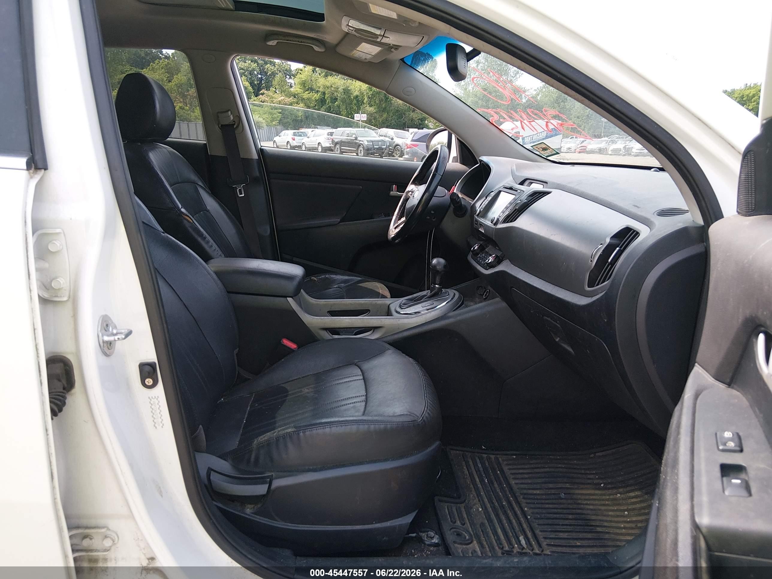 2016 Kia Sportage Sx White vin: KNDPCCA63G7815899
