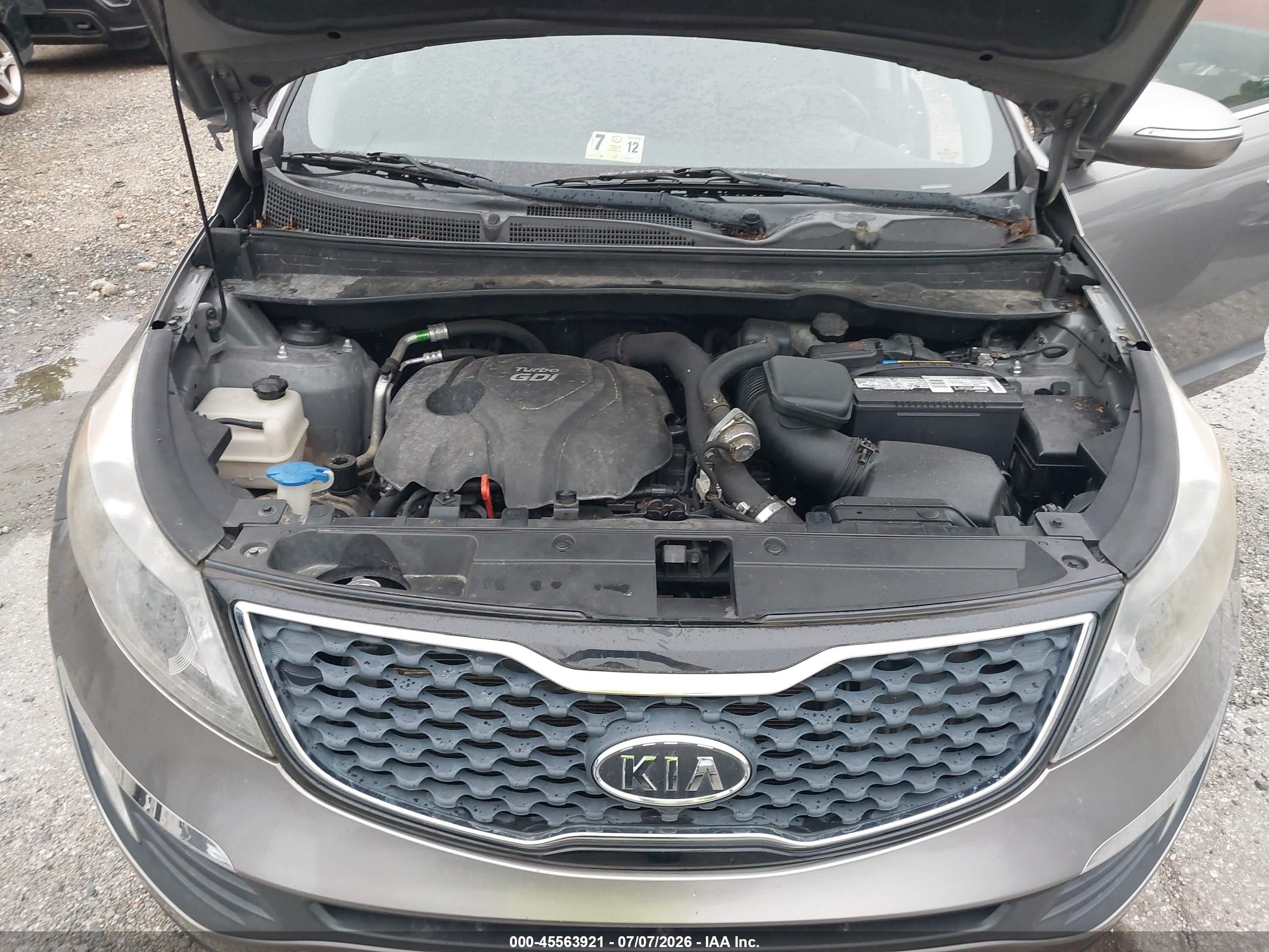 2011 Kia Sportage Sx Gray vin: KNDPCCA64B7168535