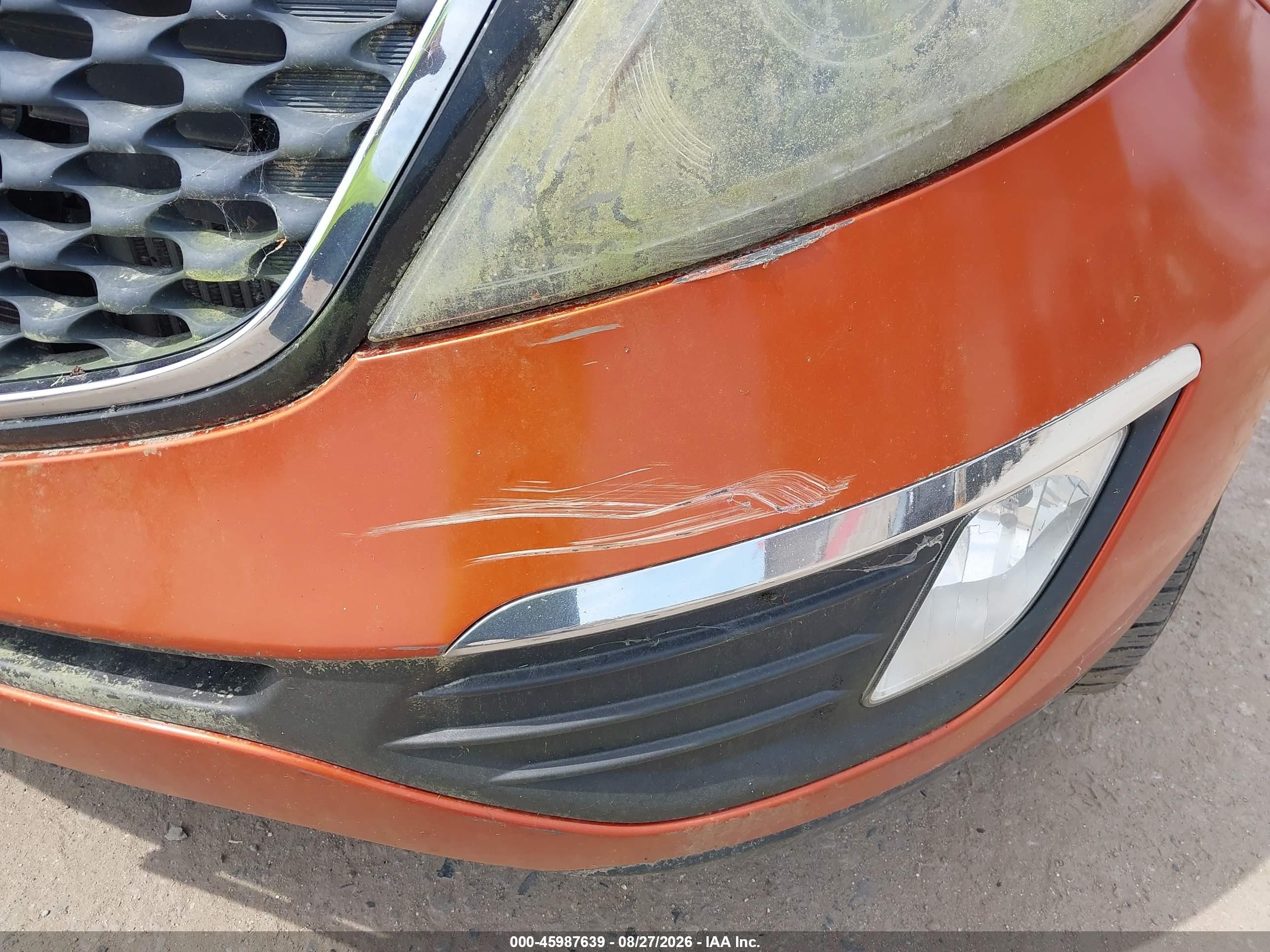 2011 Kia Sportage Sx Orange vin: KNDPCCA65B7167300