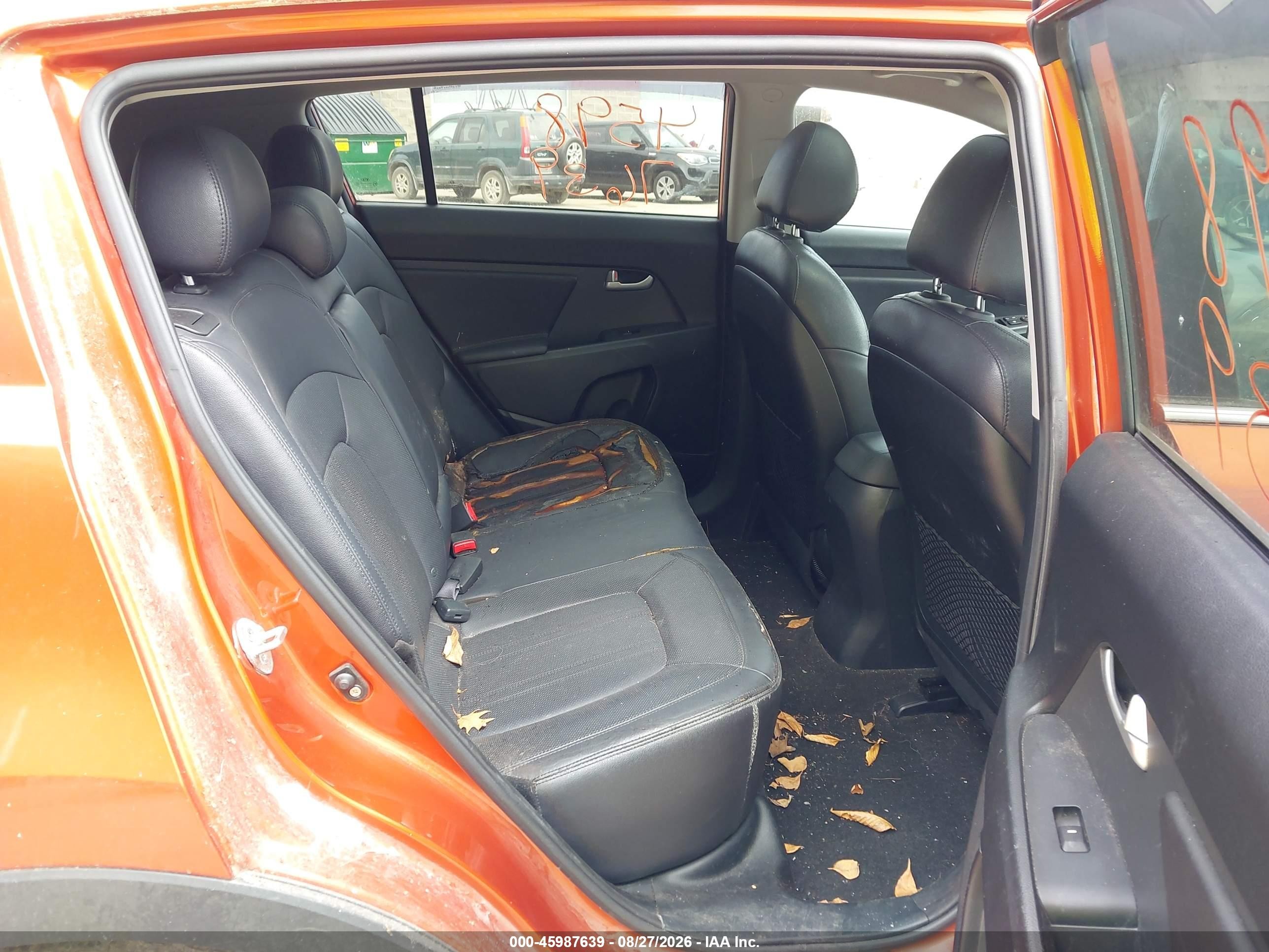 2011 Kia Sportage Sx Orange vin: KNDPCCA65B7167300