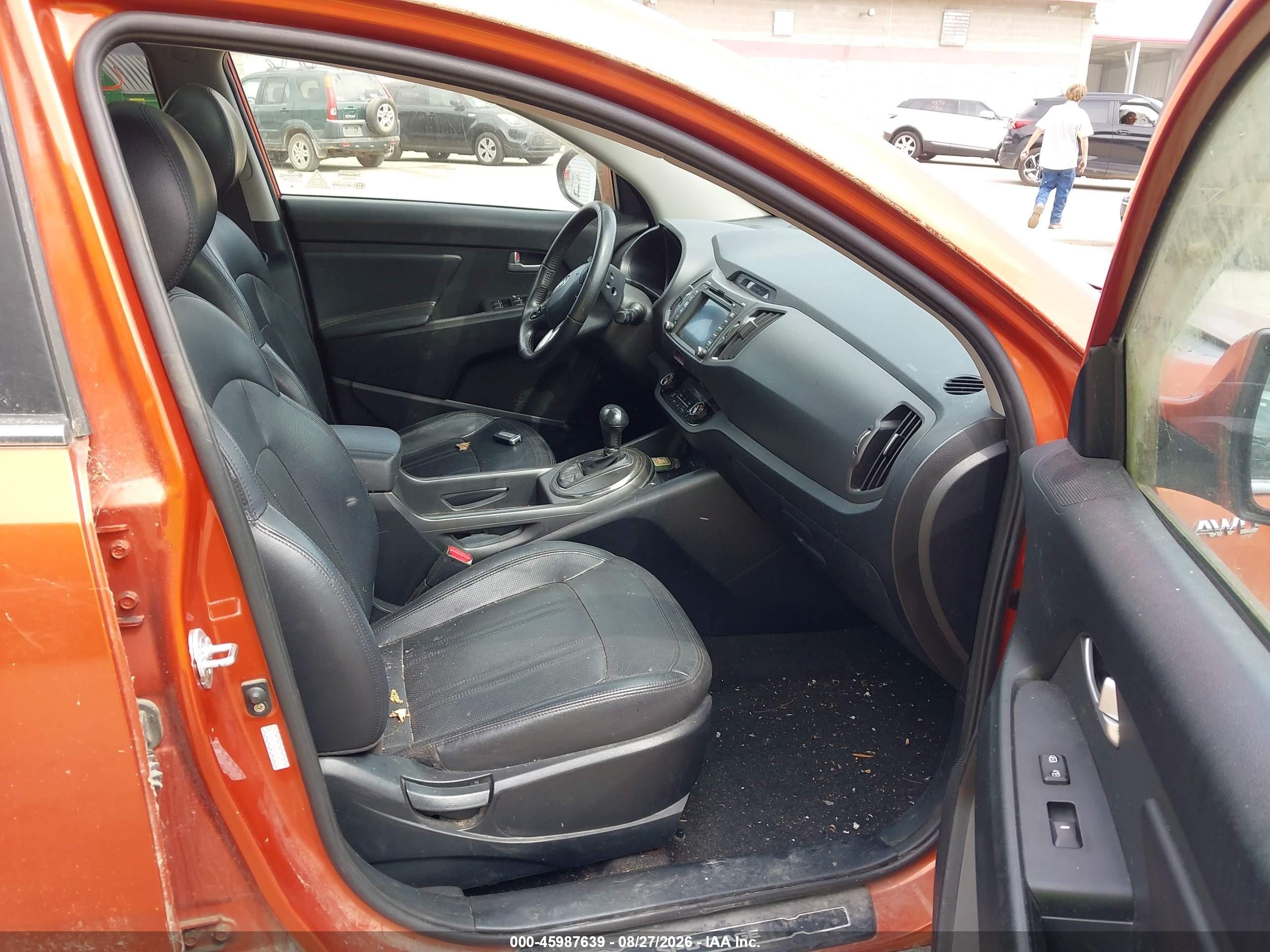 2011 Kia Sportage Sx Orange vin: KNDPCCA65B7167300