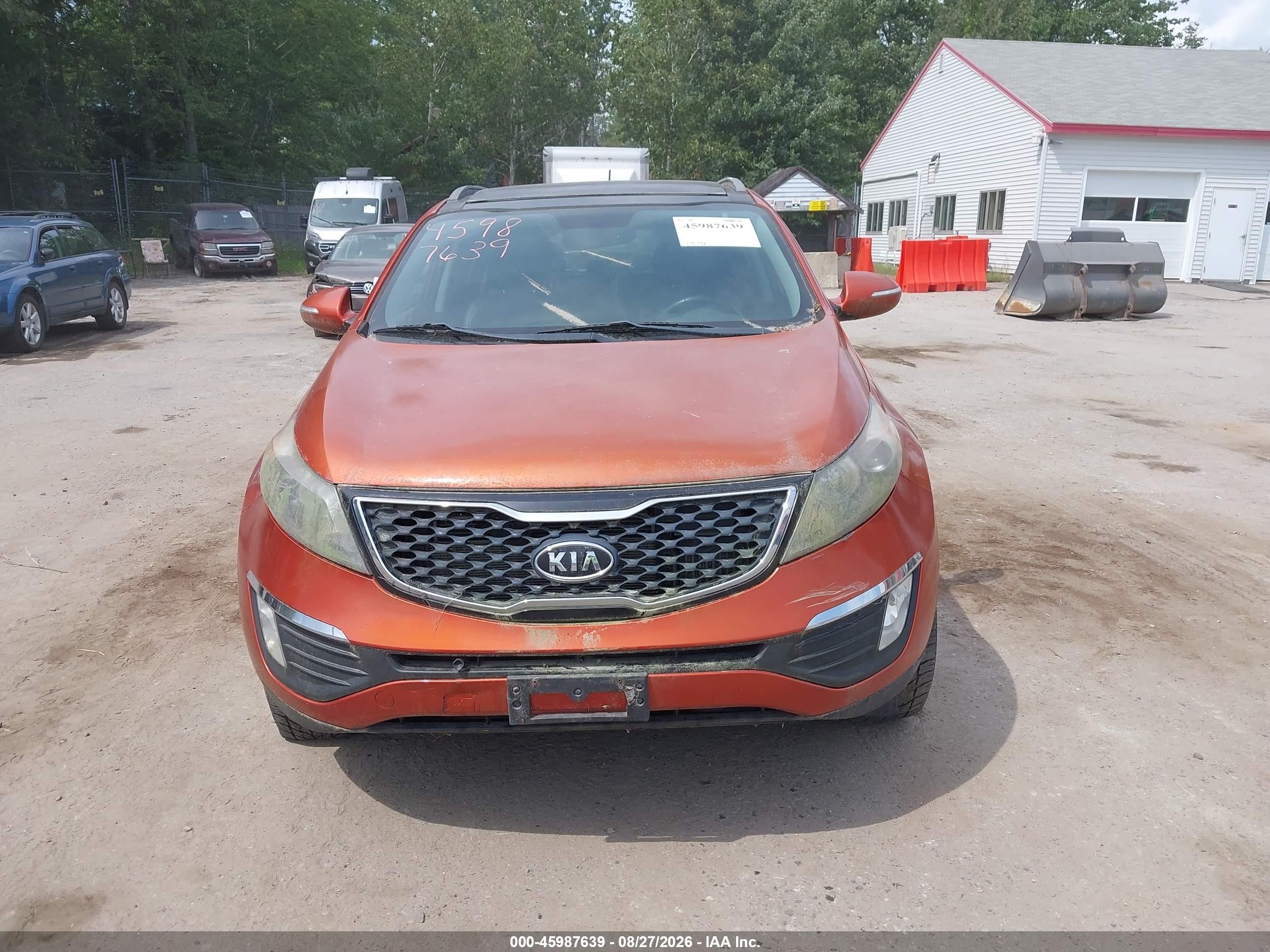 2011 Kia Sportage Sx Orange vin: KNDPCCA65B7167300