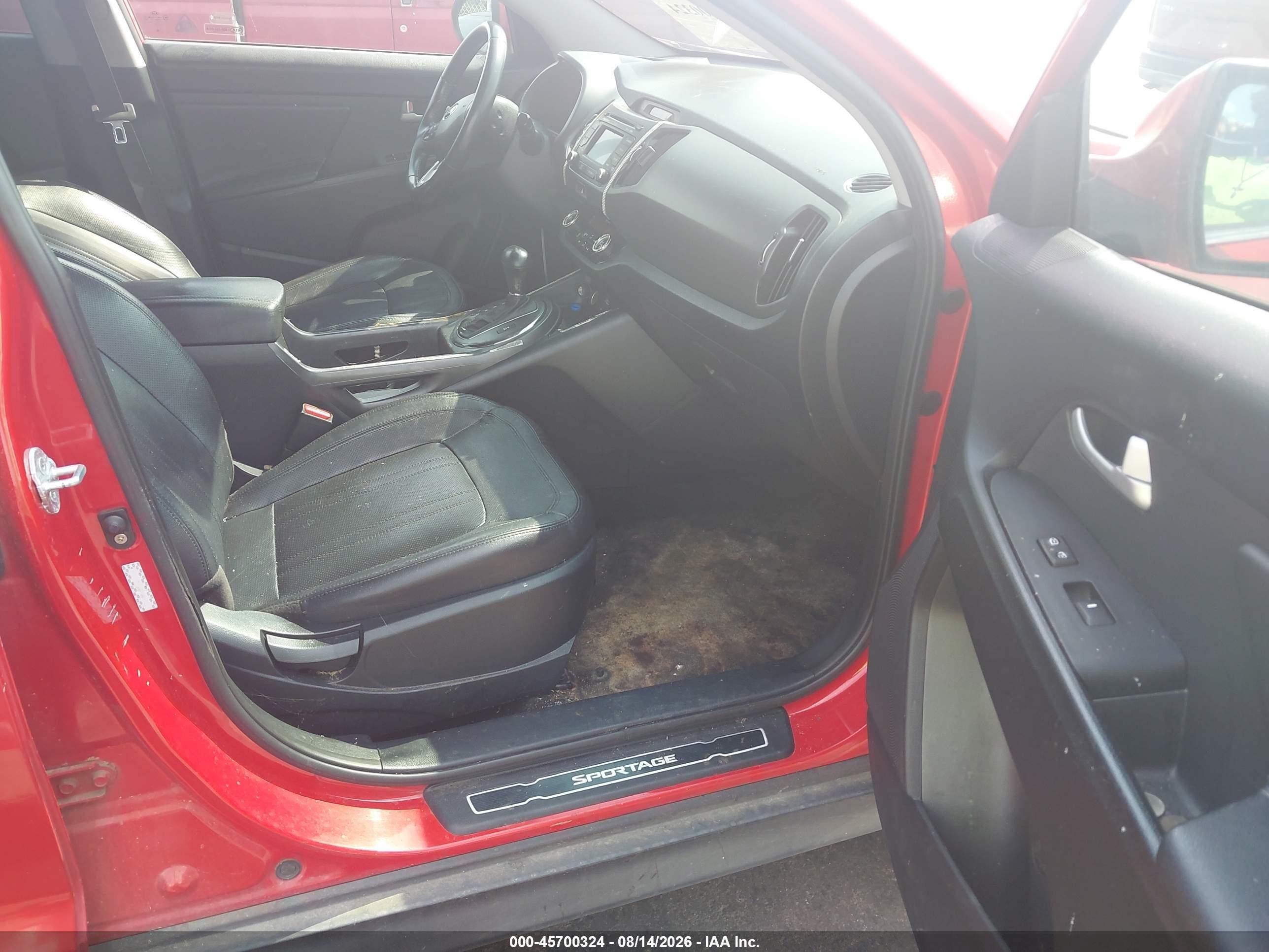 2013 Kia Sportage Sx Красный vin: KNDPCCA65D7384235