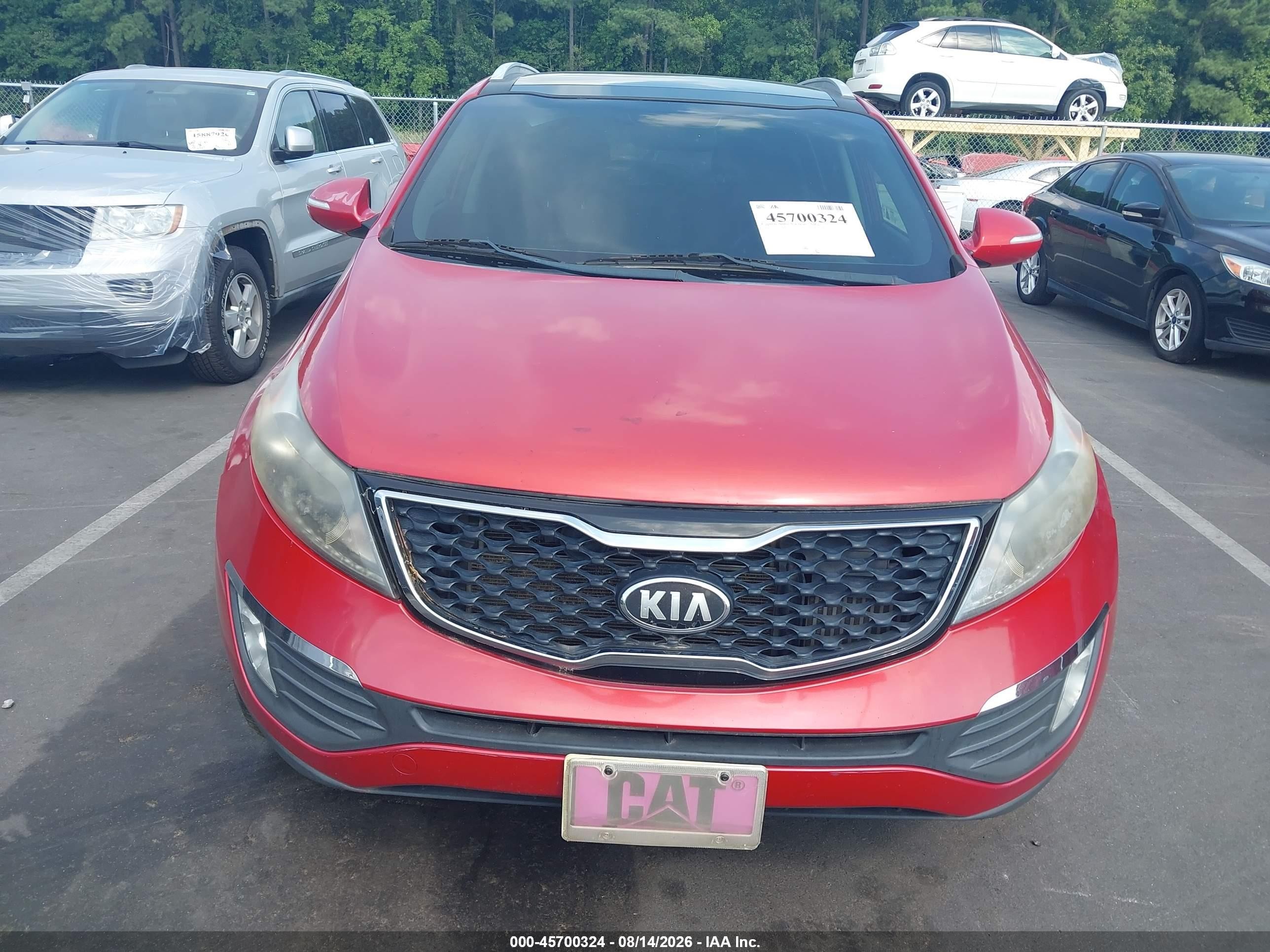 2013 Kia Sportage Sx Красный vin: KNDPCCA65D7384235