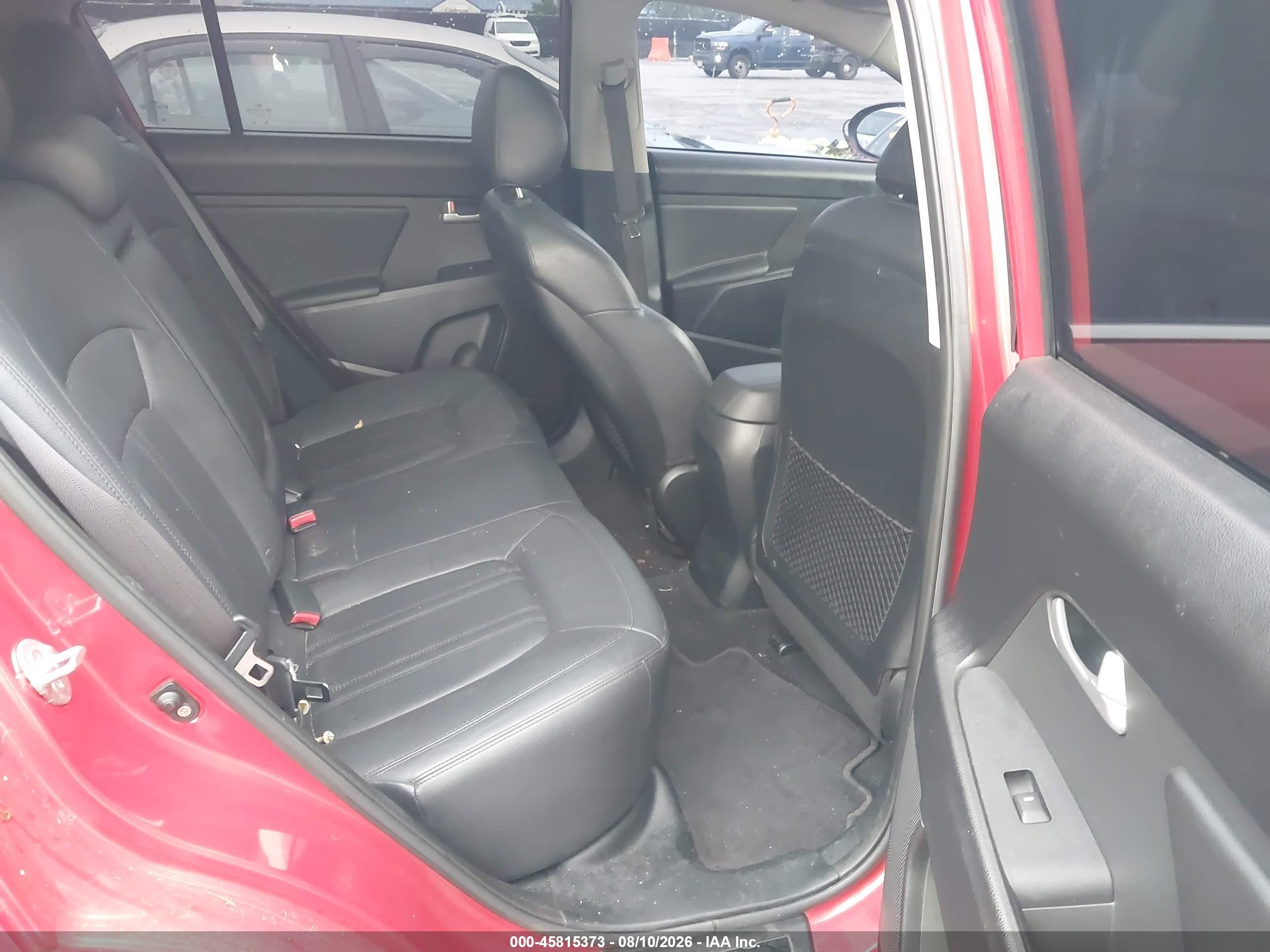 2011 Kia Sportage Sx Red vin: KNDPCCA66B7121569