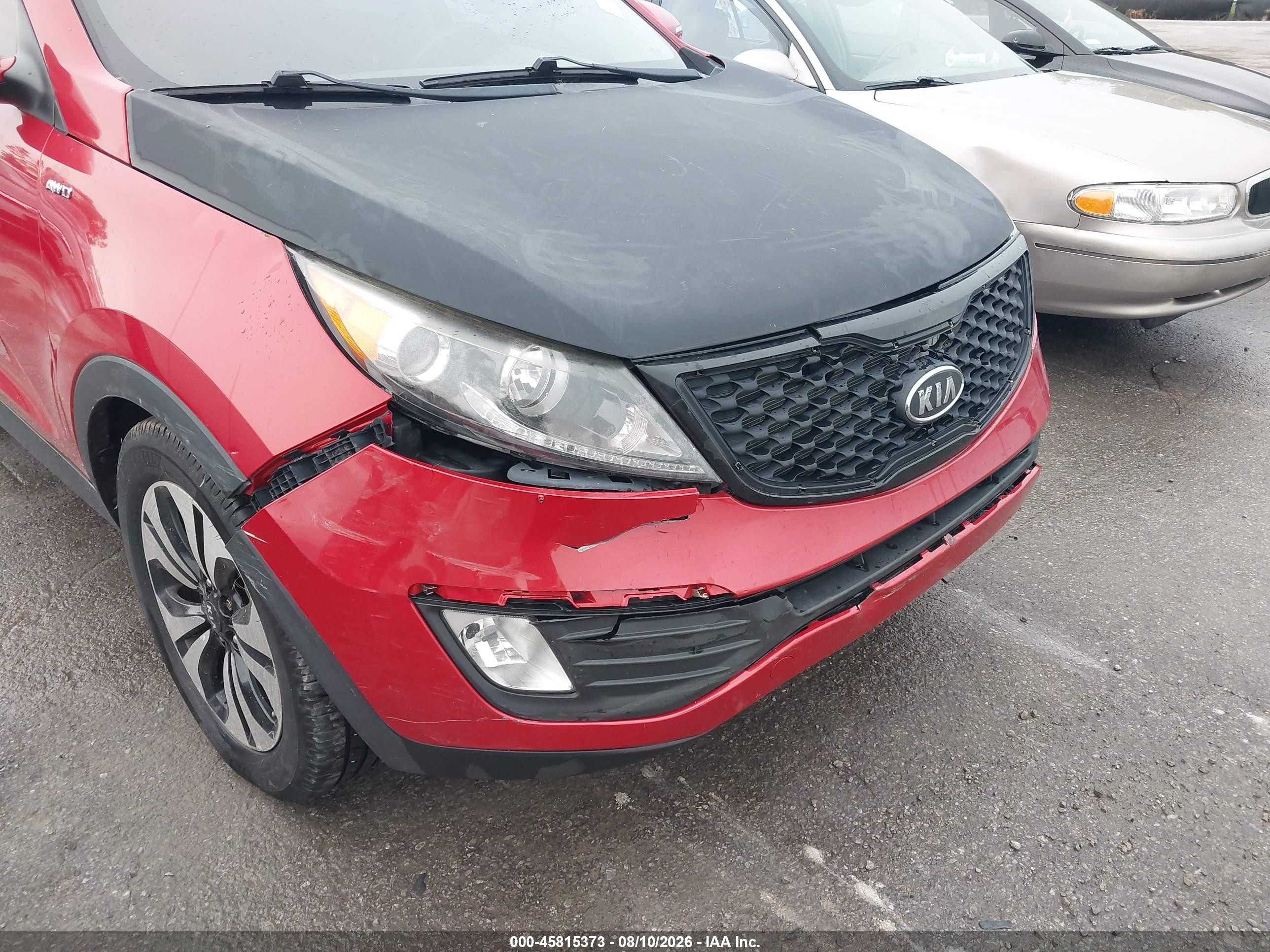 2011 Kia Sportage Sx Red vin: KNDPCCA66B7121569