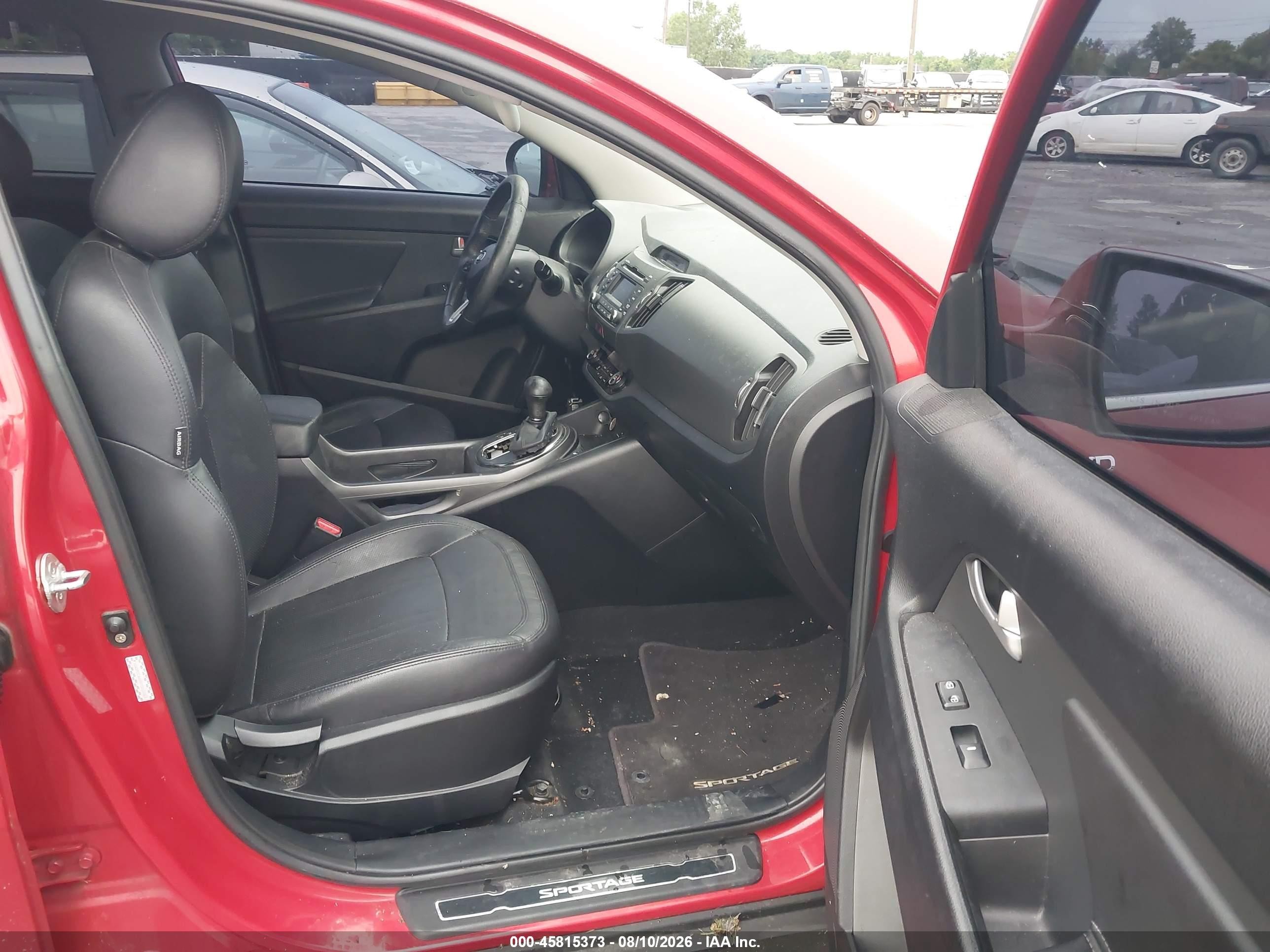 2011 Kia Sportage Sx Red vin: KNDPCCA66B7121569