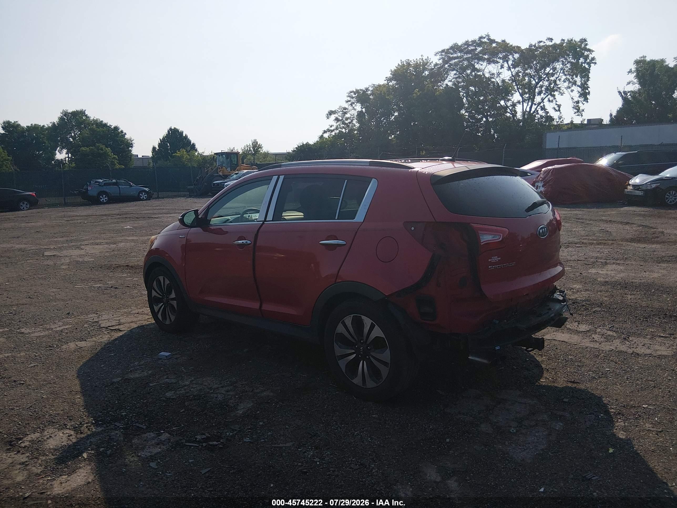 2012 Kia Sportage Sx Red vin: KNDPCCA66C7176668