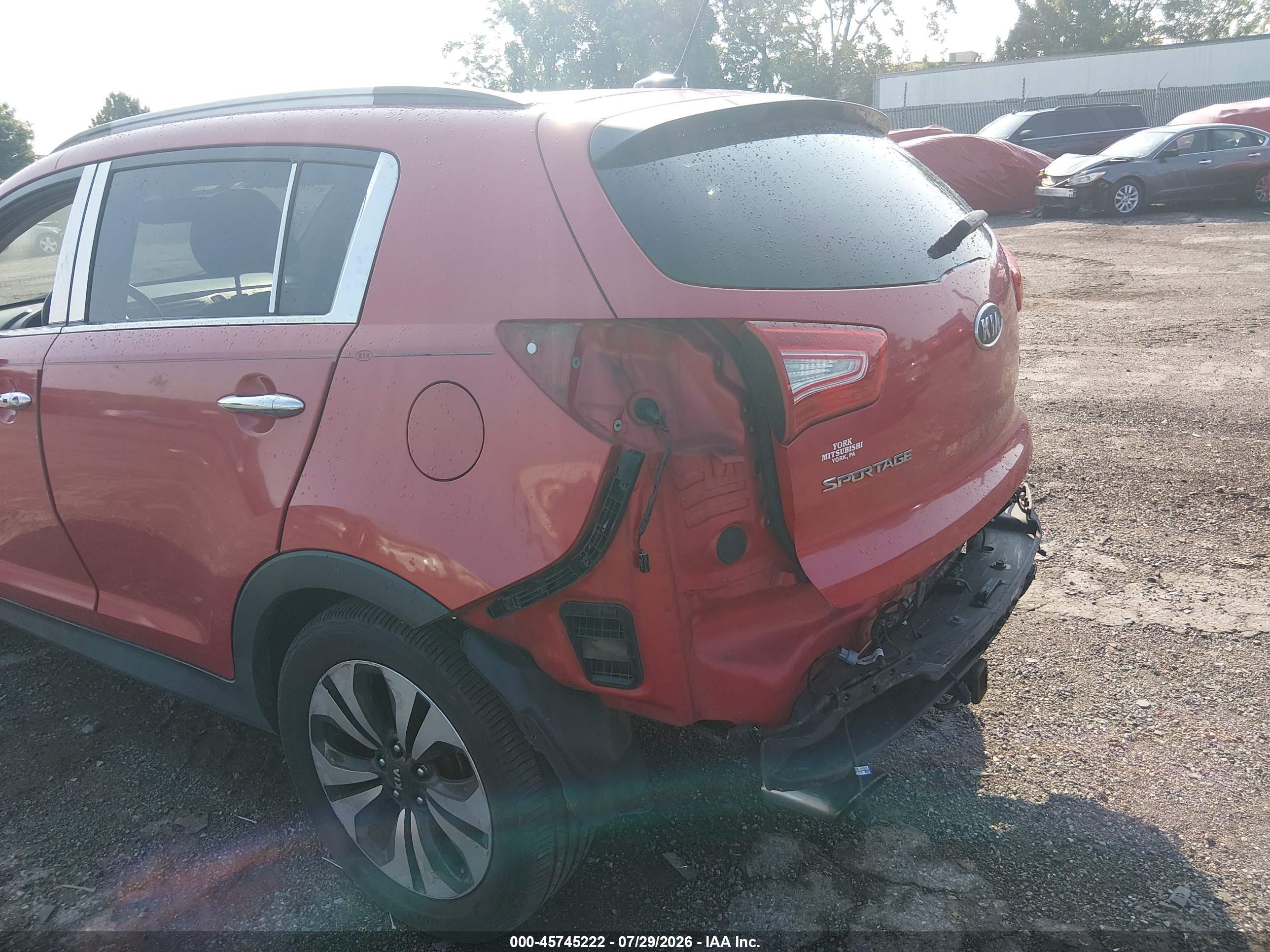 2012 Kia Sportage Sx Red vin: KNDPCCA66C7176668